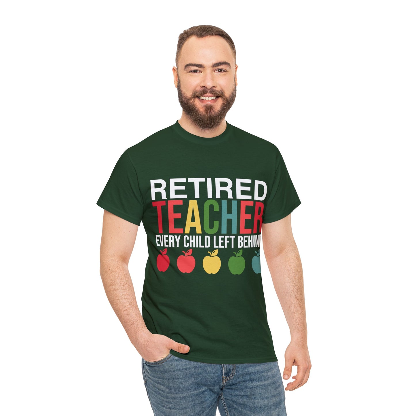 Unisex Heavy Cotton Tee - Retired Teacher