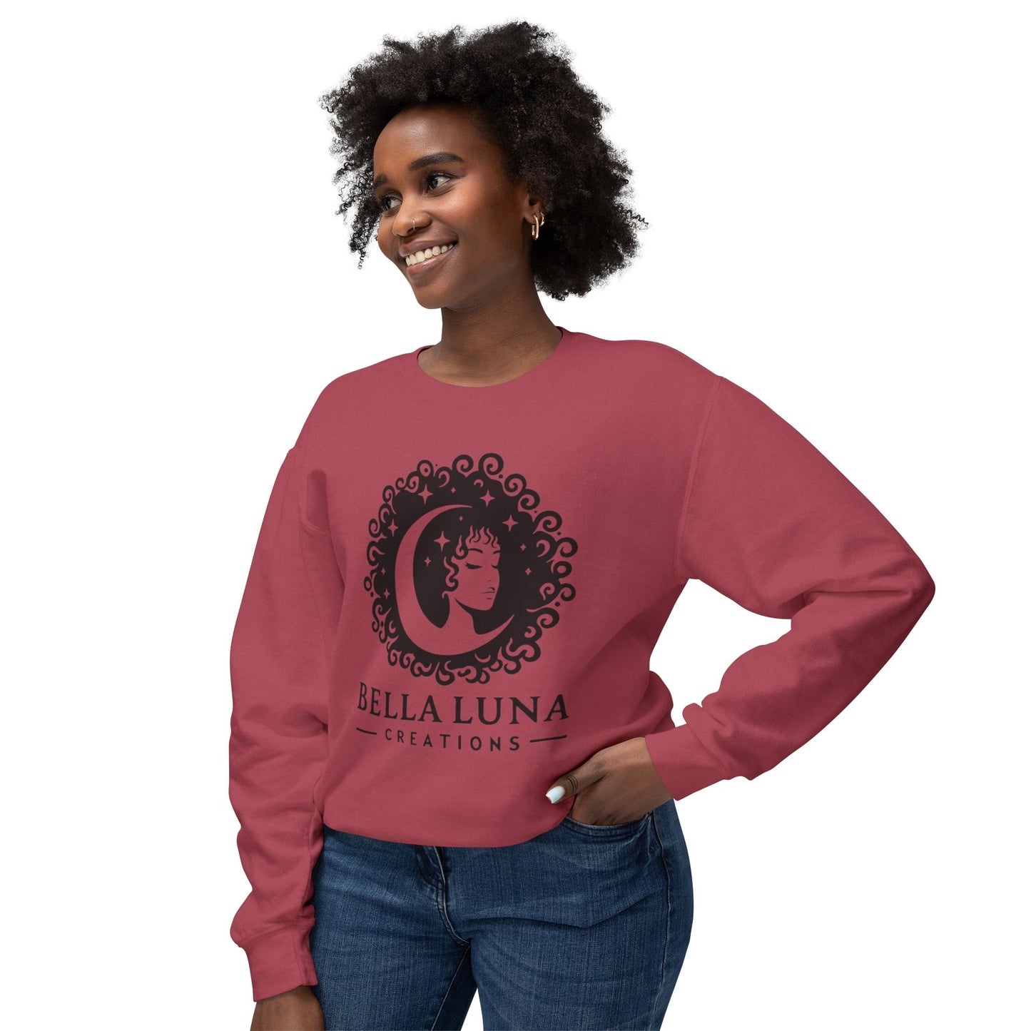 Unisex Lightweight Crewneck Sweatshirt - Bella Luna Creations Sweatshirt