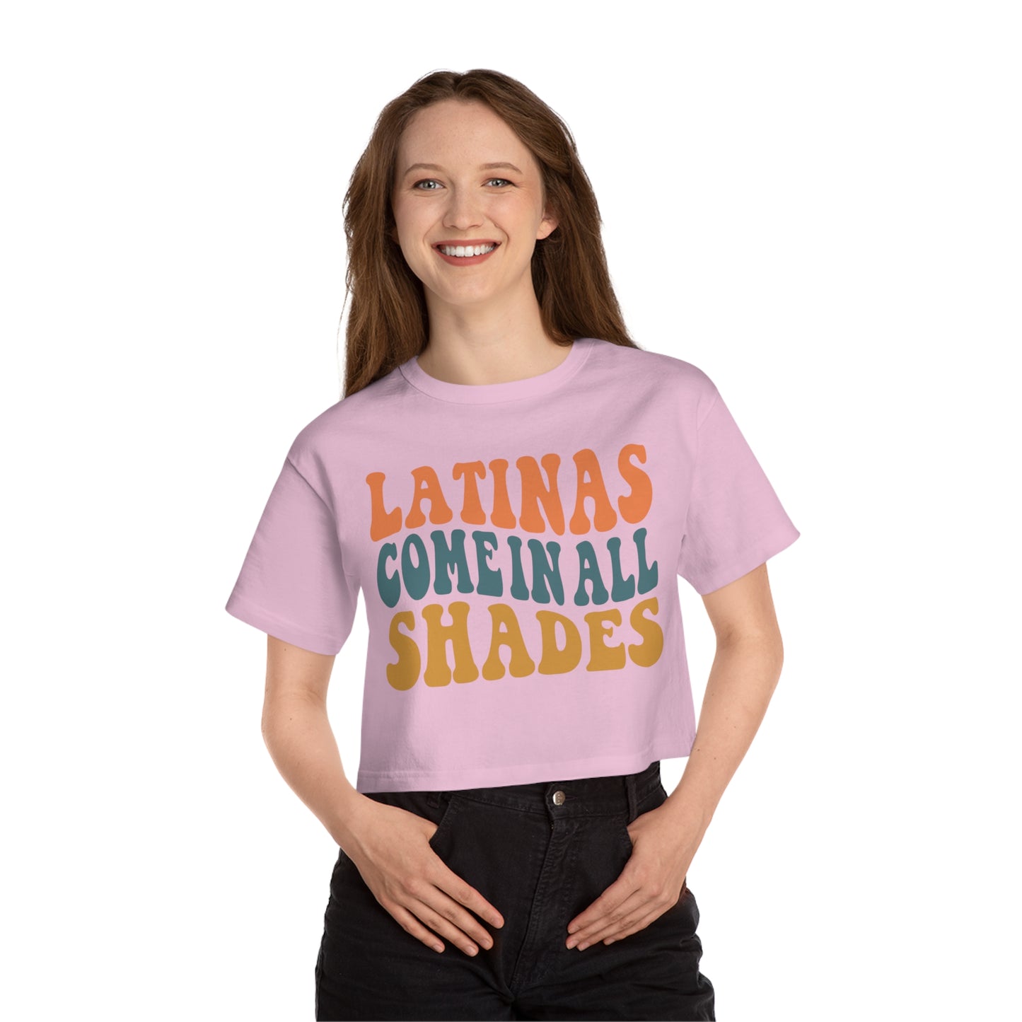 Champion Women's Heritage Cropped T-Shirt - Latinas Come in all Shades