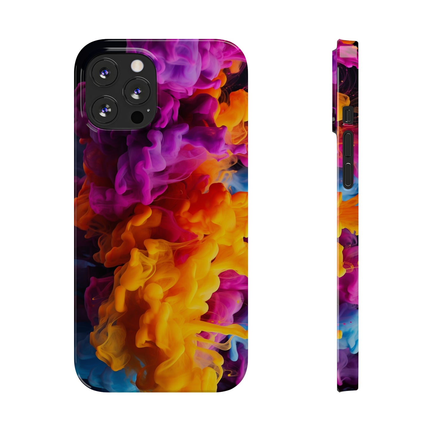 Slim Phone Cases - Colorful Smoke