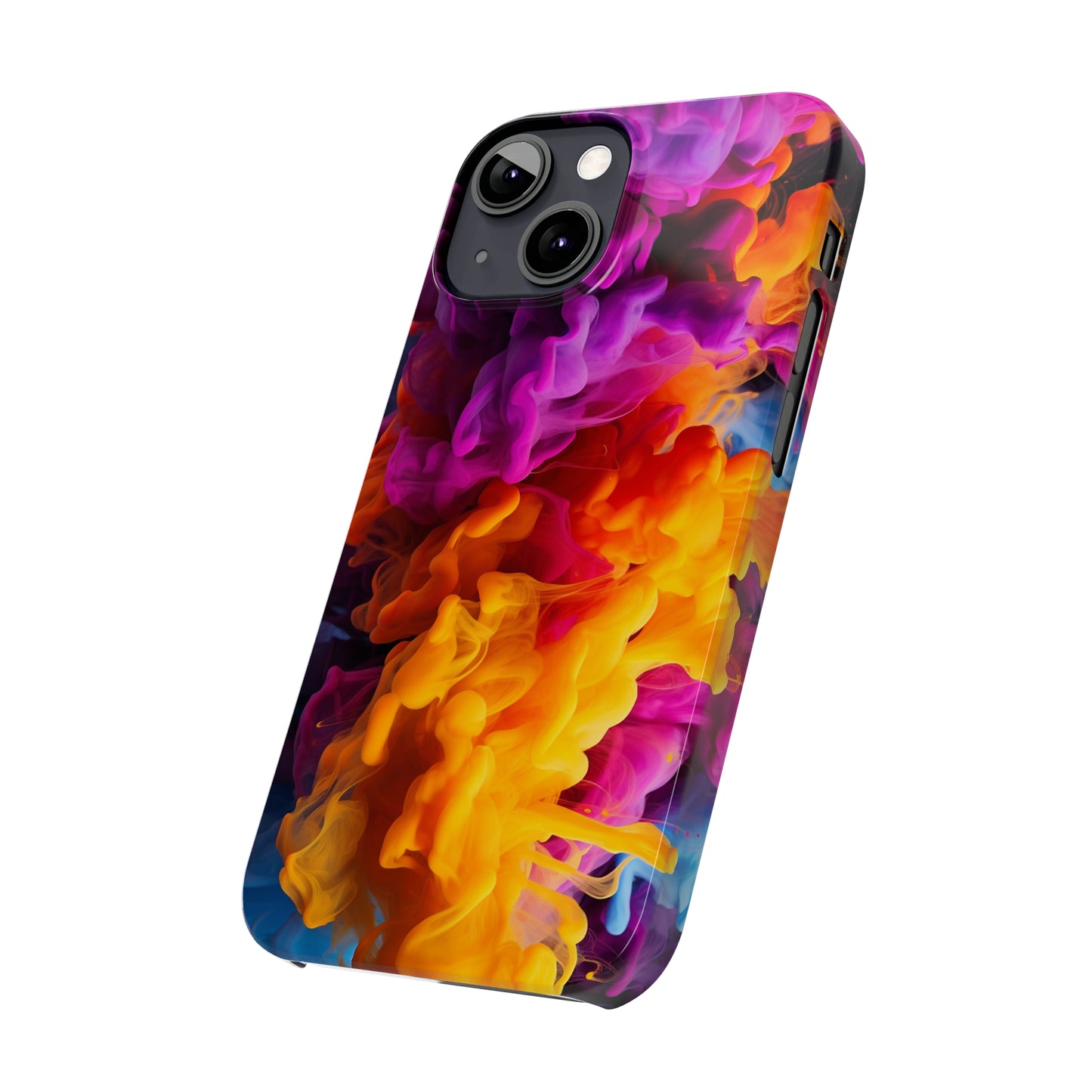 Slim Phone Cases - Colorful Smoke