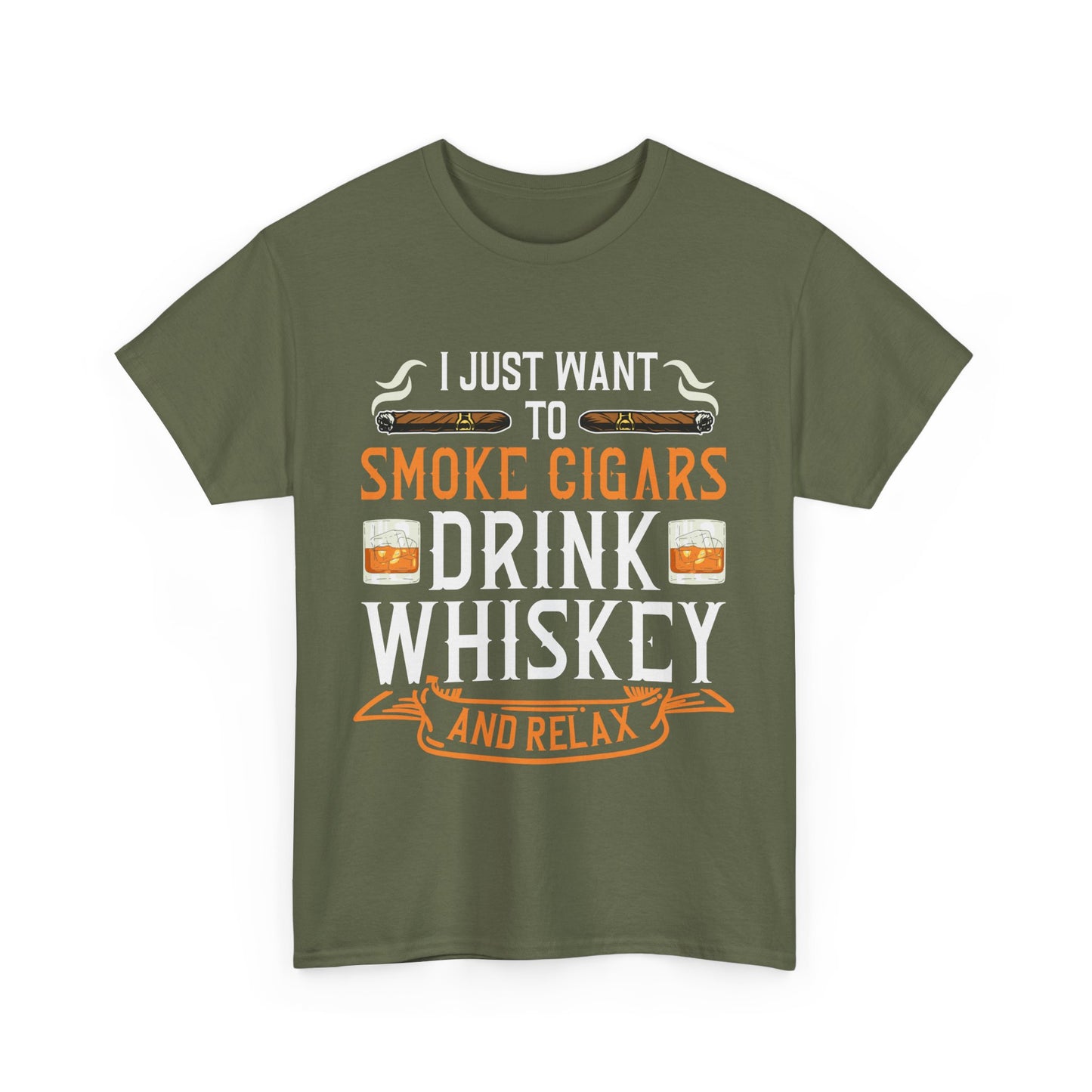 Unisex Heavy Cotton Tee - Drink Whiskey