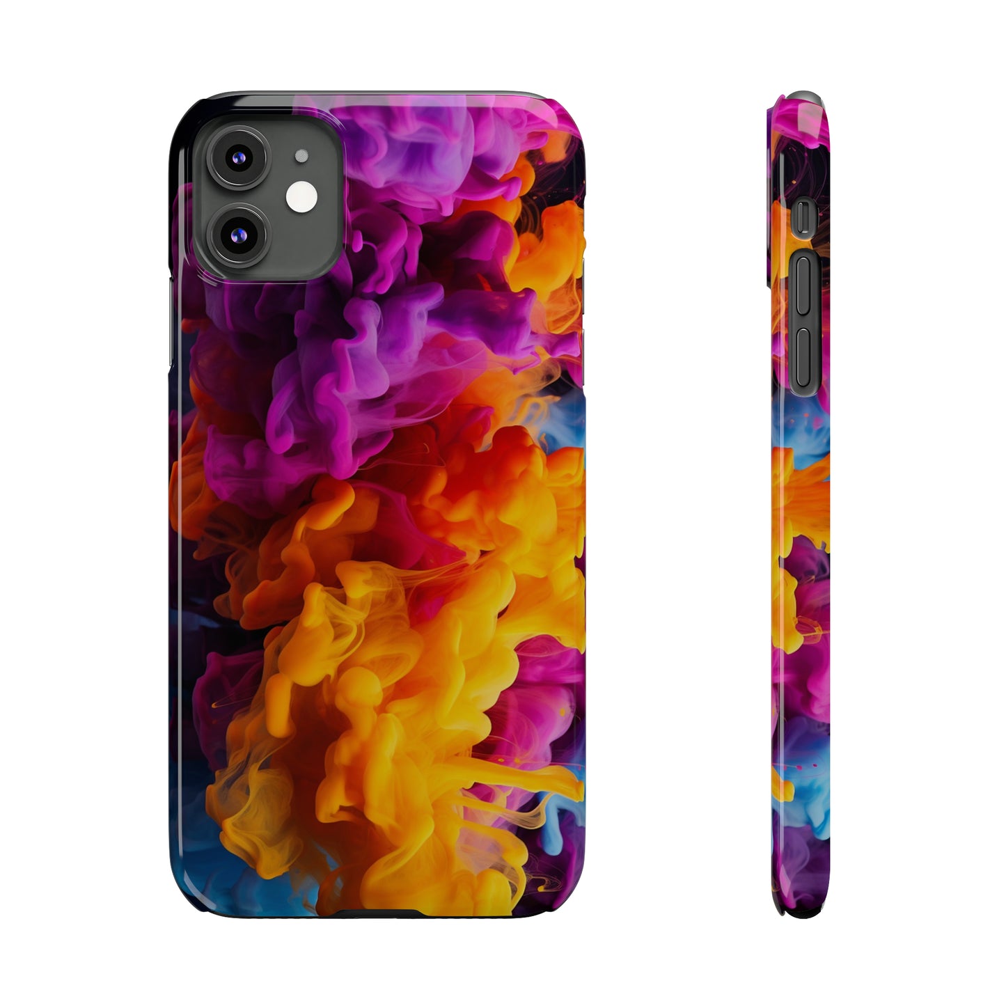 Slim Phone Cases - Colorful Smoke