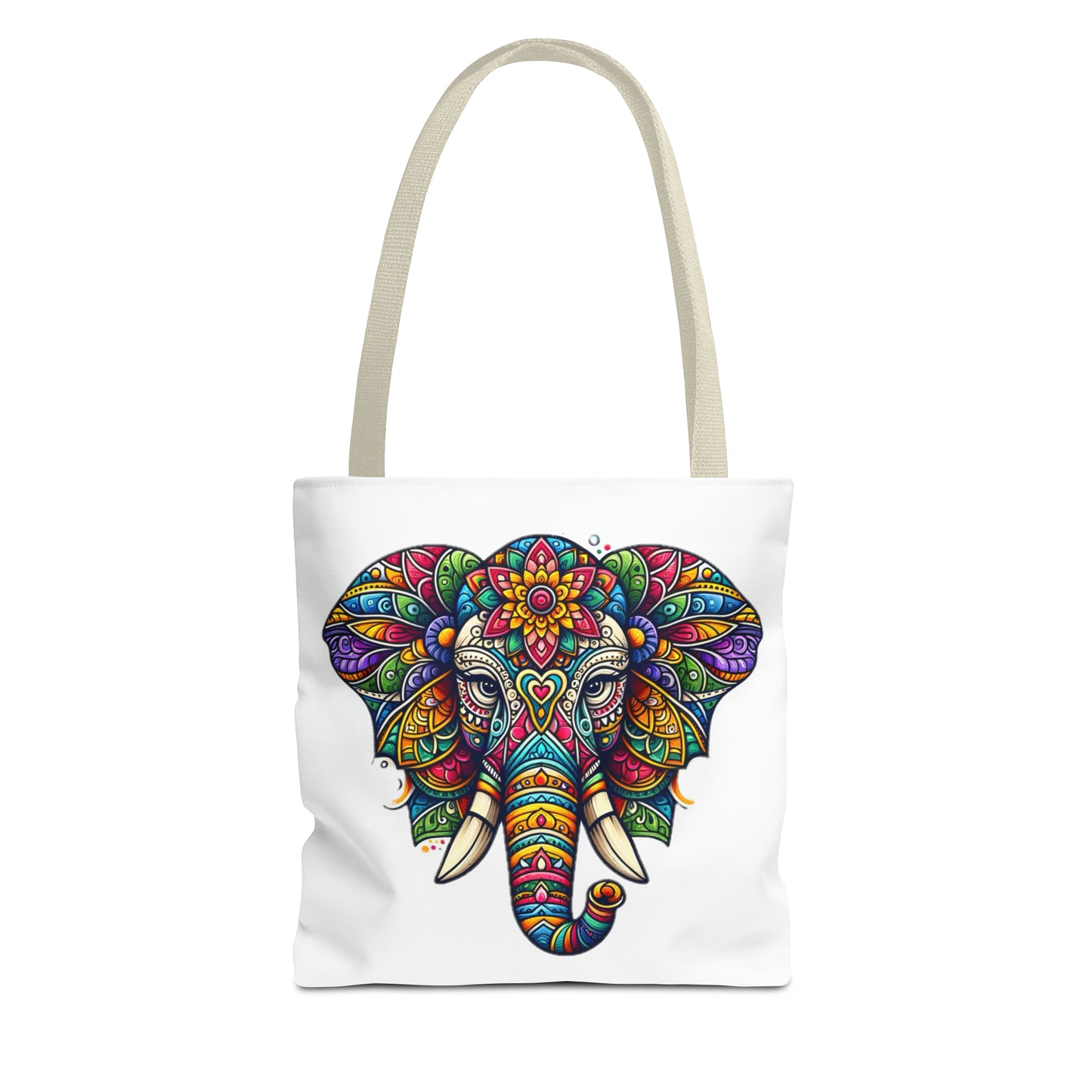 Tote Bag (AOP) - Elephant Mandala Design