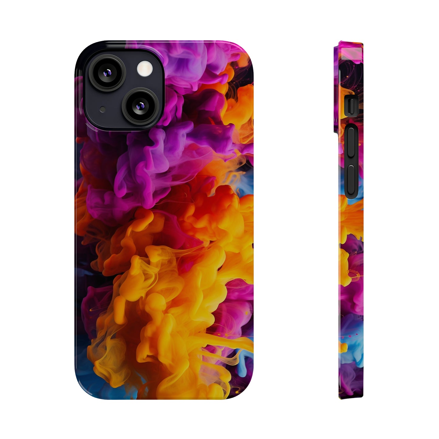 Slim Phone Cases - Colorful Smoke