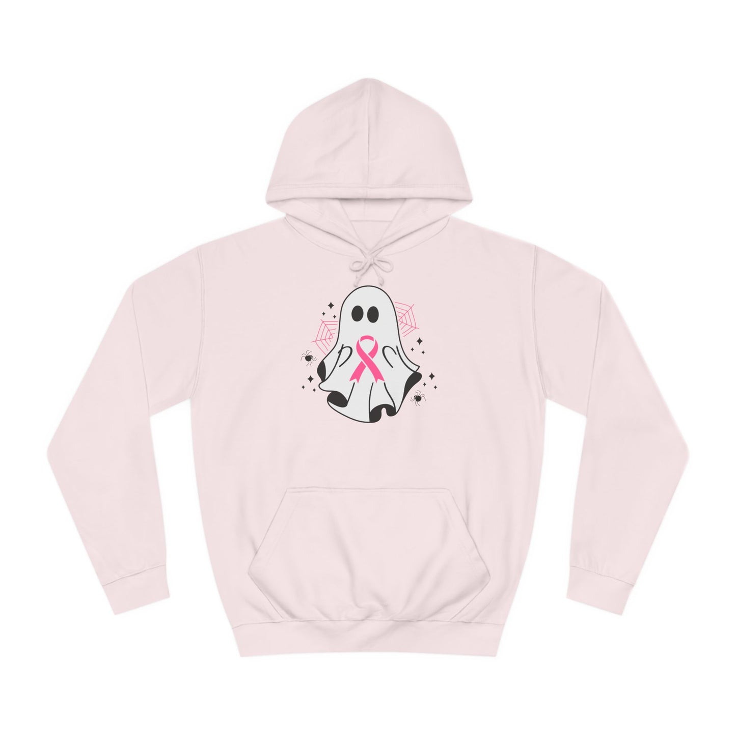 Unisex College Hoodie - Breast Cancer is Boo Shit