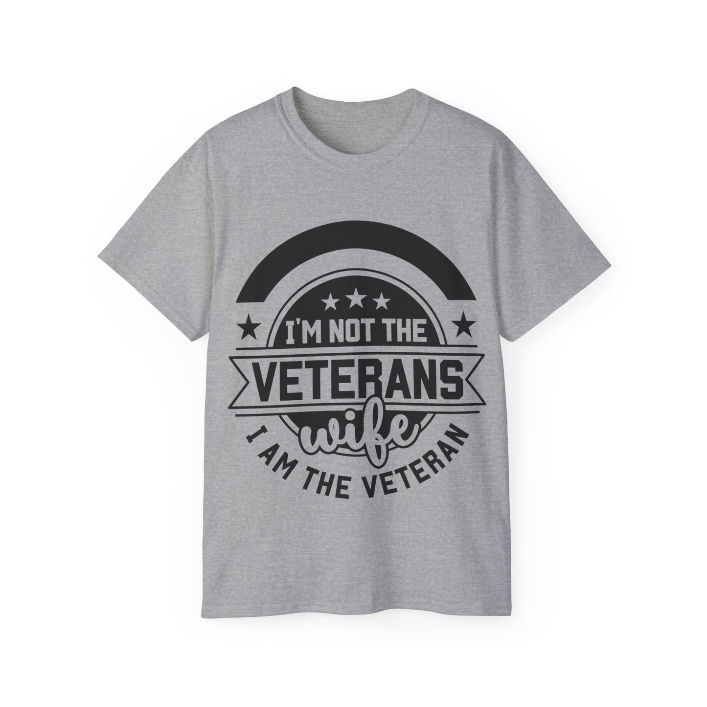 Unisex Ultra Cotton Tee- I am the Veteran