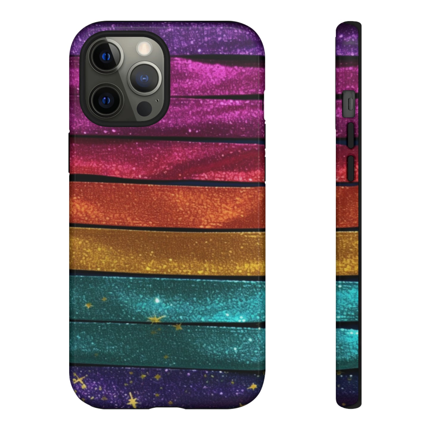 Tough Cases - Rainbow Glitter