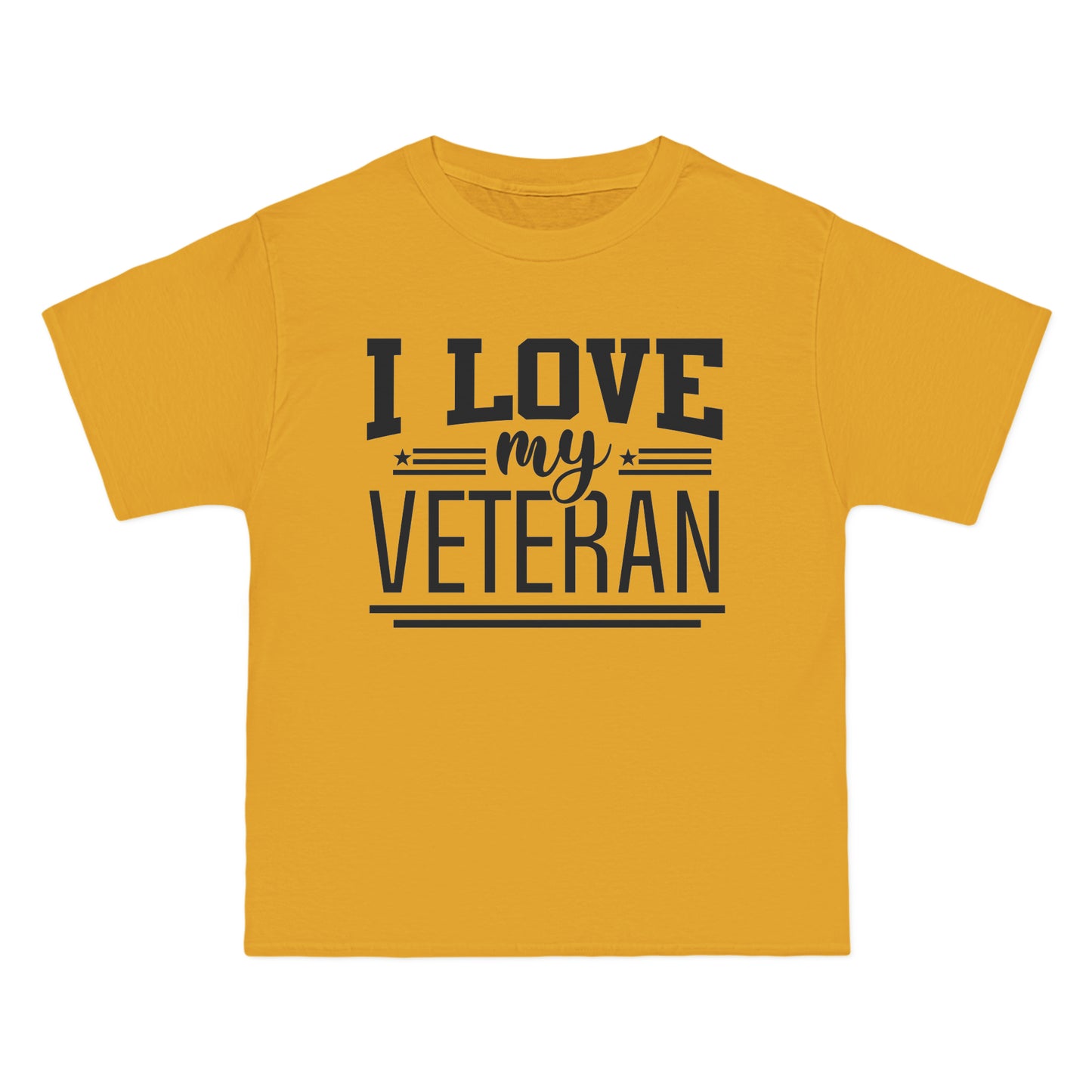 Beefy-T® Short-Sleeve T-Shirt - I love my veteran
