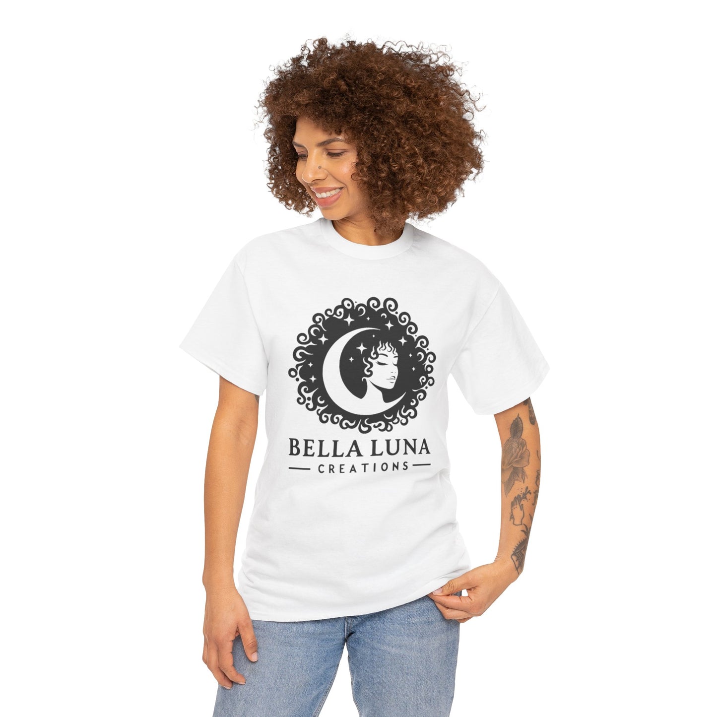 Unisex Heavy Cotton Tee - Bella Luna Creations LLC Uniforms