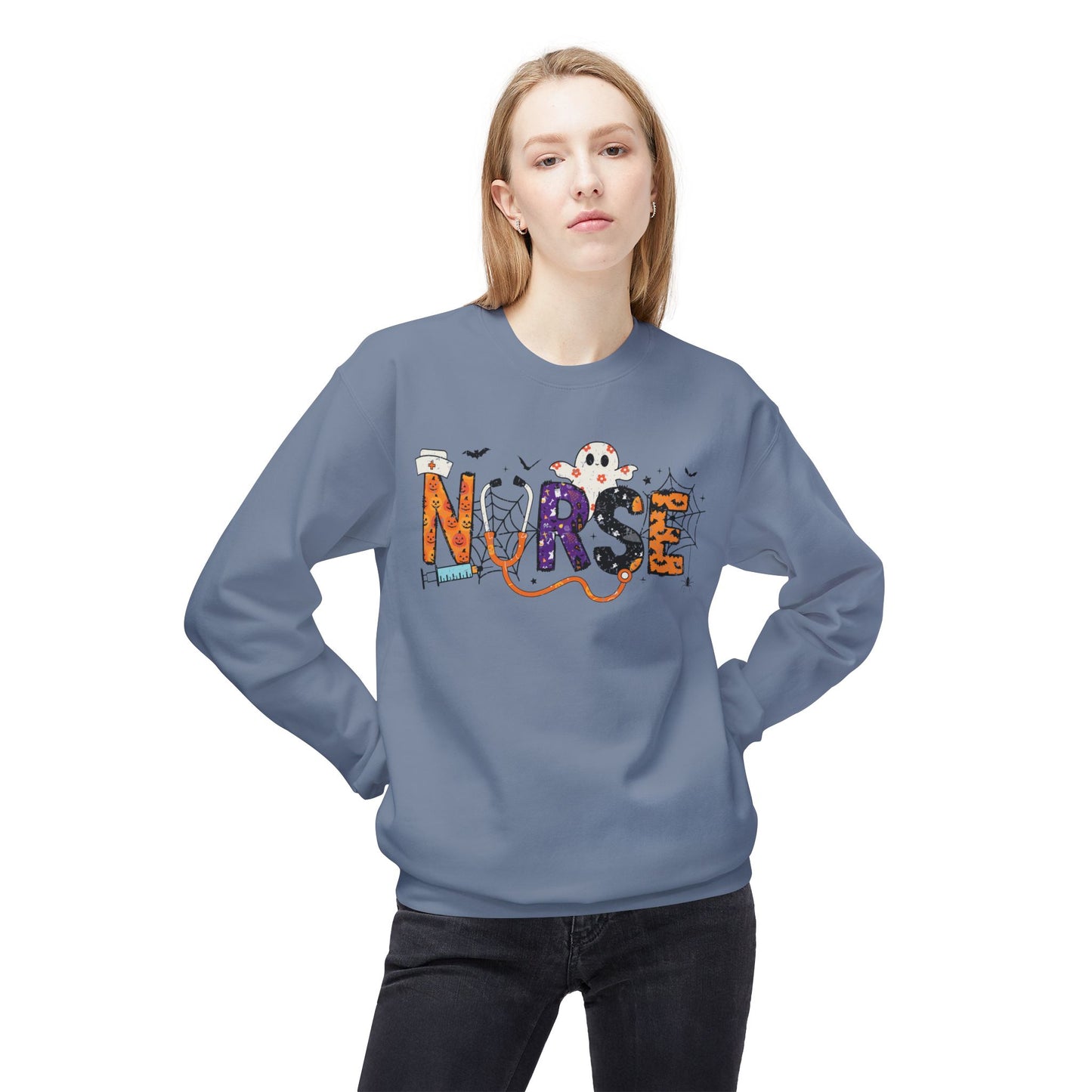 Unisex Midweight Softstyle Fleece Crewneck Sweatshirt - Nurse