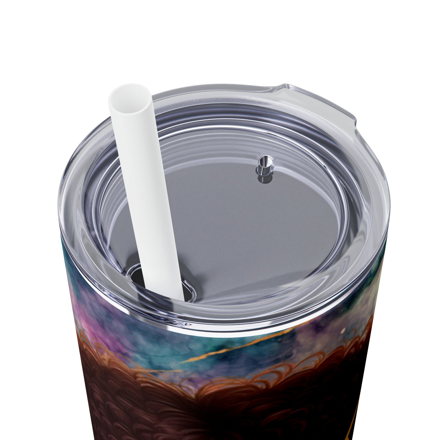 Skinny Tumbler with Straw, 20oz - Aries