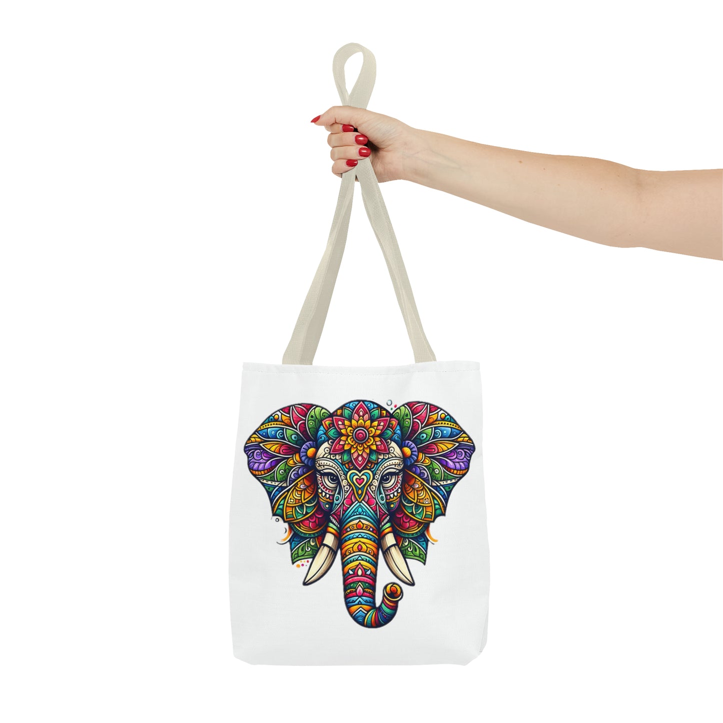 Tote Bag (AOP) - Elephant Mandala Design