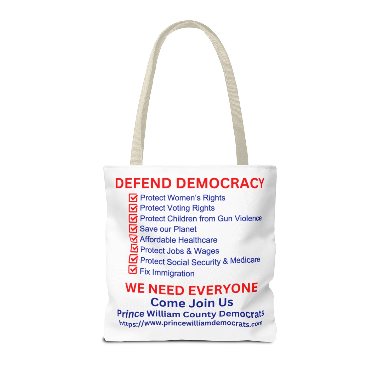 Tote Bag (AOP) - white