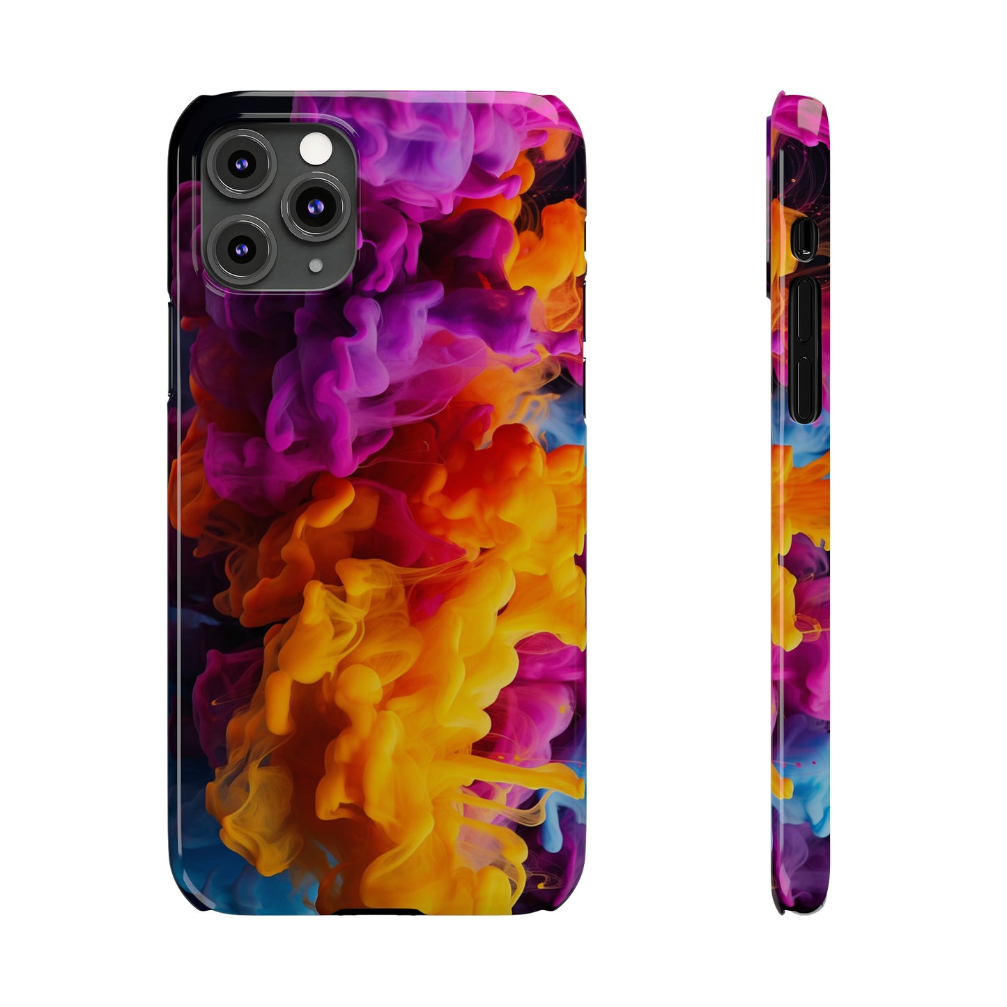 Slim Phone Cases - Colorful Smoke