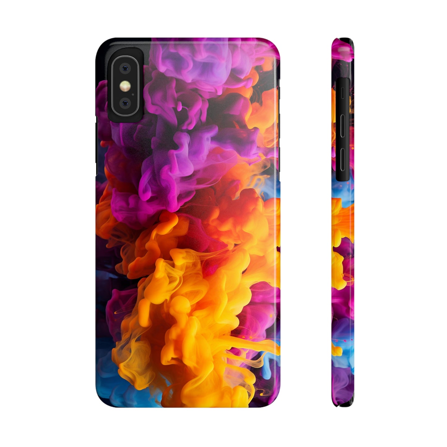 Slim Phone Cases - Colorful Smoke
