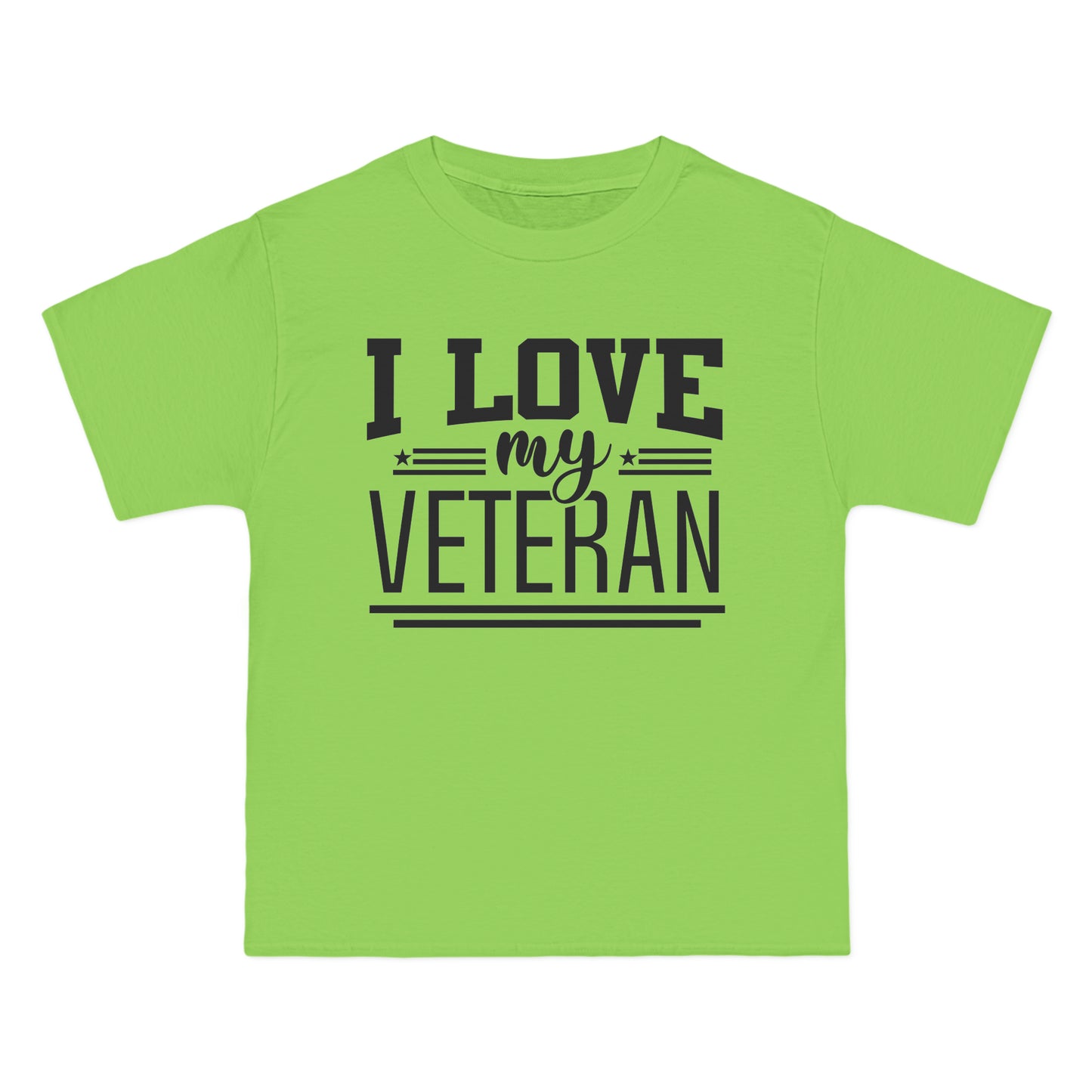 Beefy-T® Short-Sleeve T-Shirt - I love my veteran