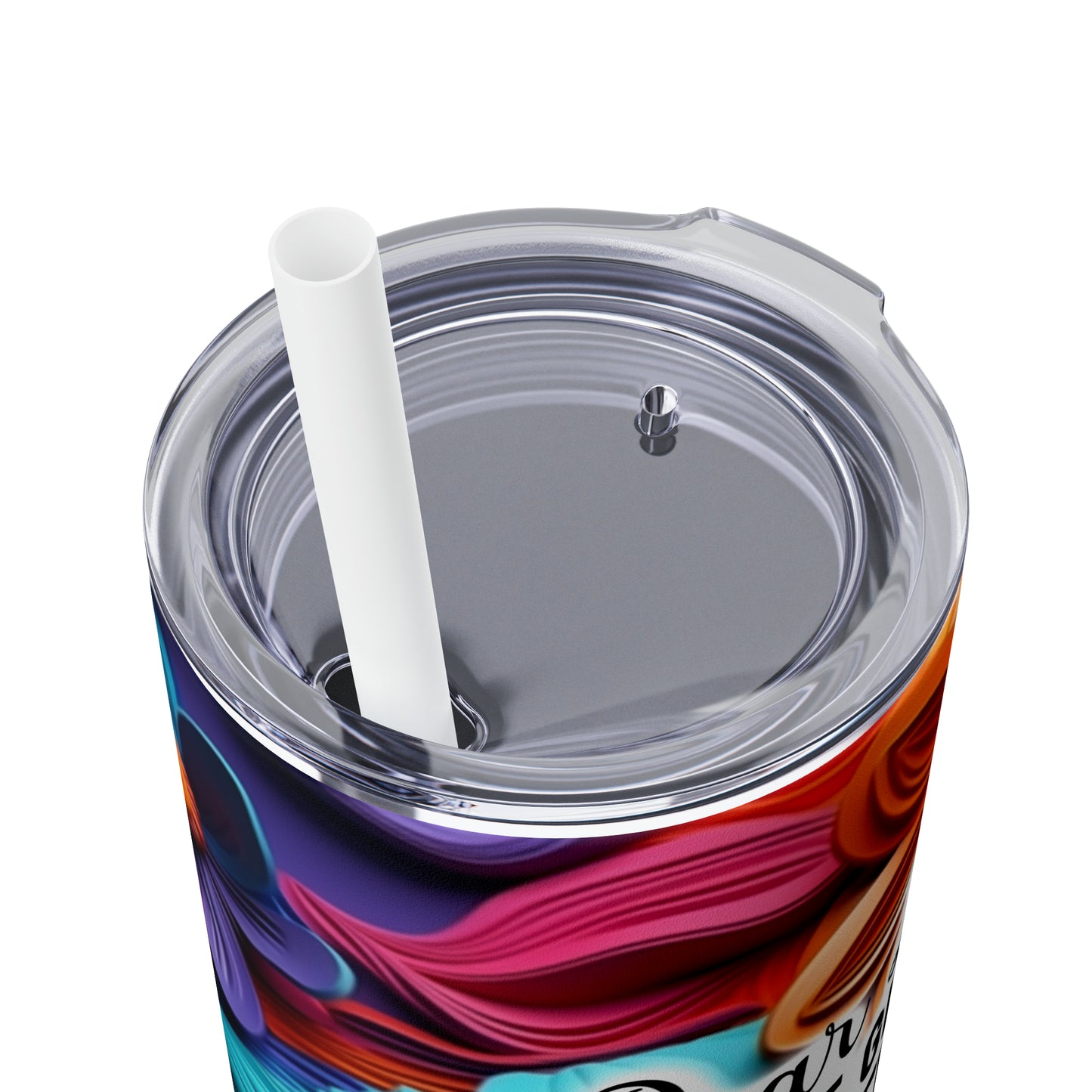 Skinny Tumbler with Straw, 20oz - Sarcastic
