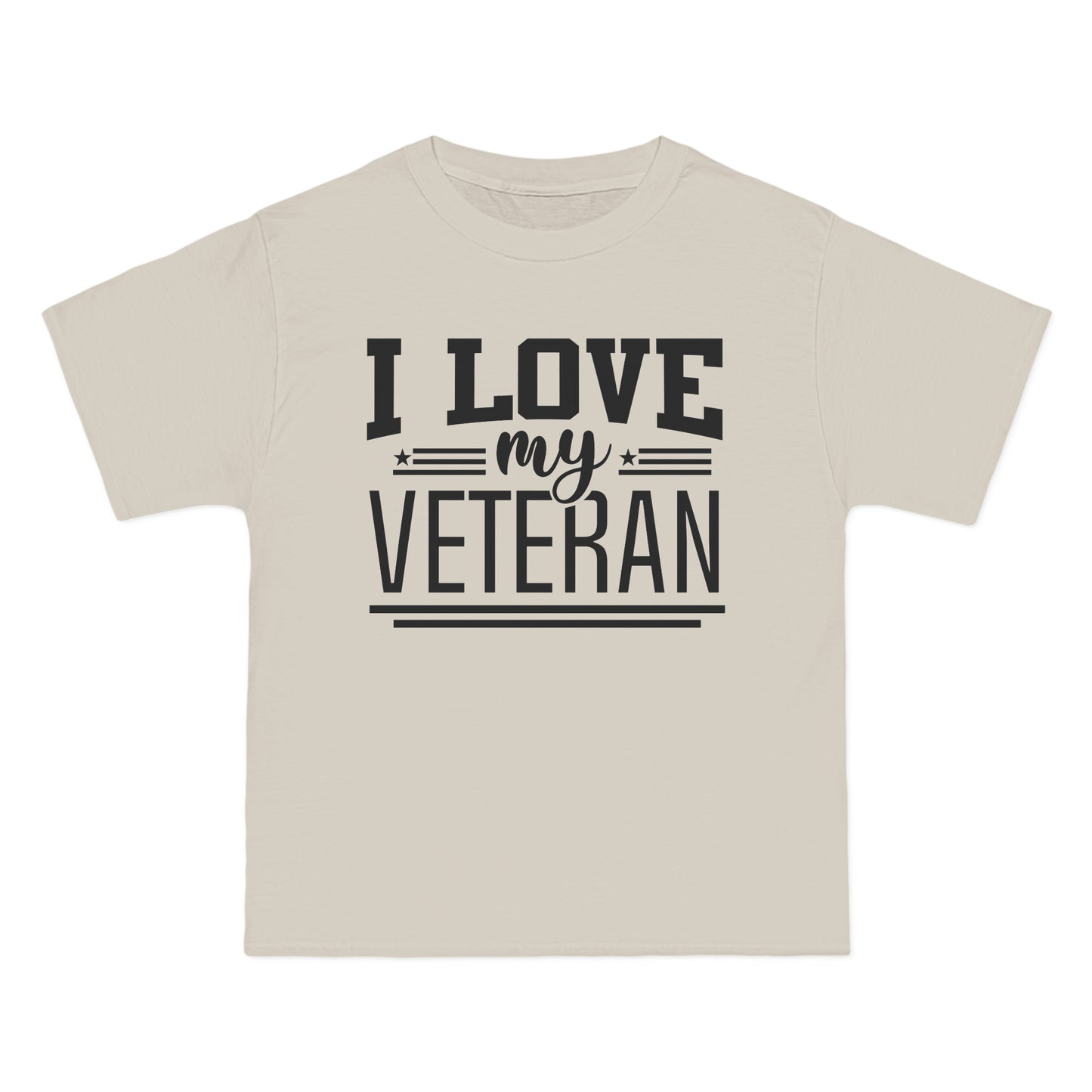 Beefy-T® Short-Sleeve T-Shirt - I love my veteran
