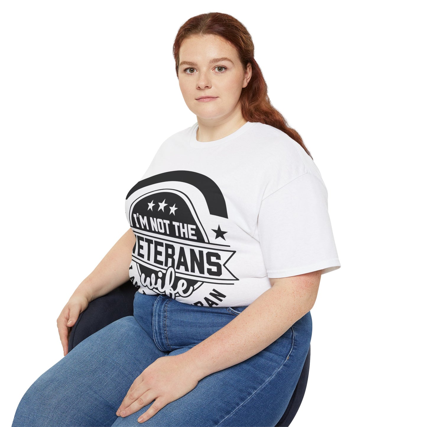 Unisex Ultra Cotton Tee- I am the Veteran