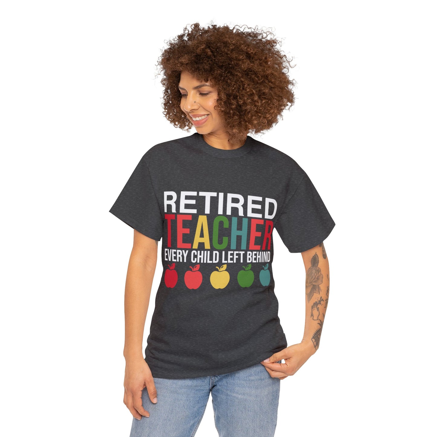 Unisex Heavy Cotton Tee - Retired Teacher