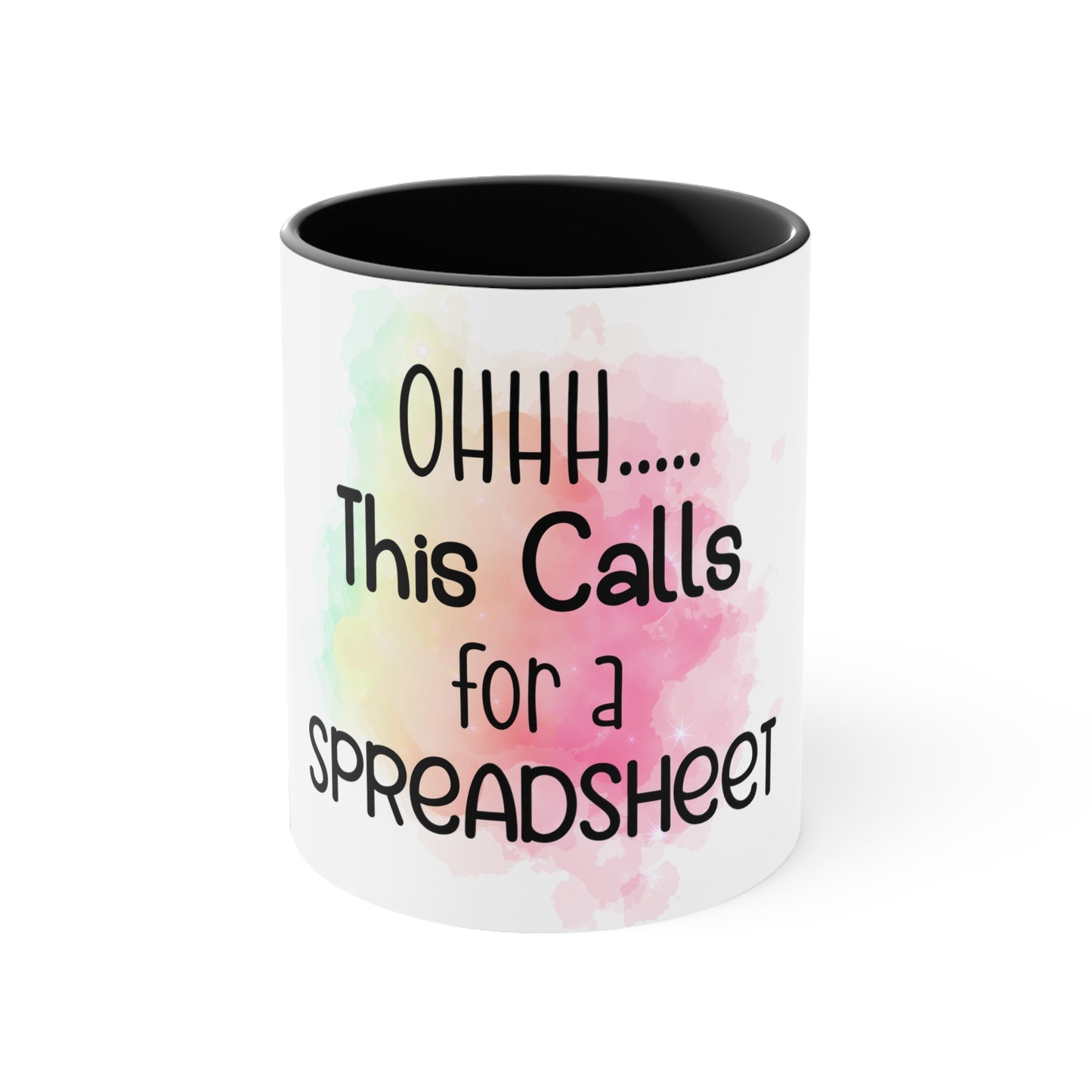 Accent Coffee Mug, 11oz - This calls for a spreadsheet