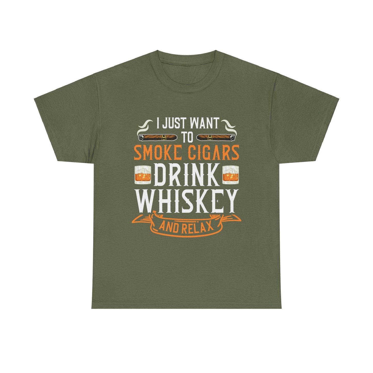 Unisex Heavy Cotton Tee - Drink Whiskey