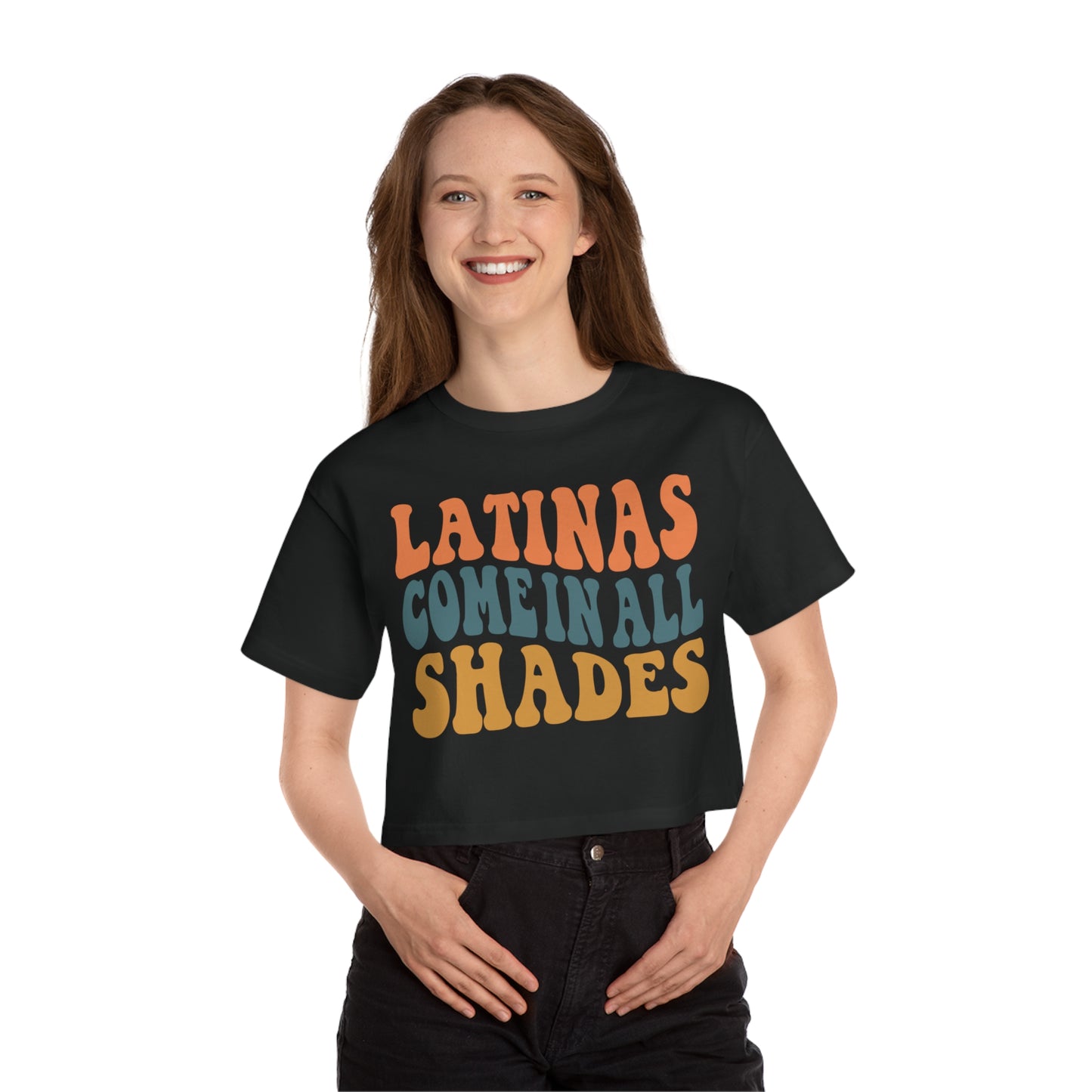 Champion Women's Heritage Cropped T-Shirt - Latinas Come in all Shades
