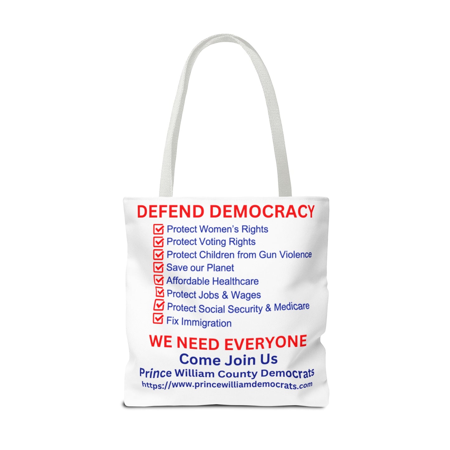 Tote Bag (AOP) - white
