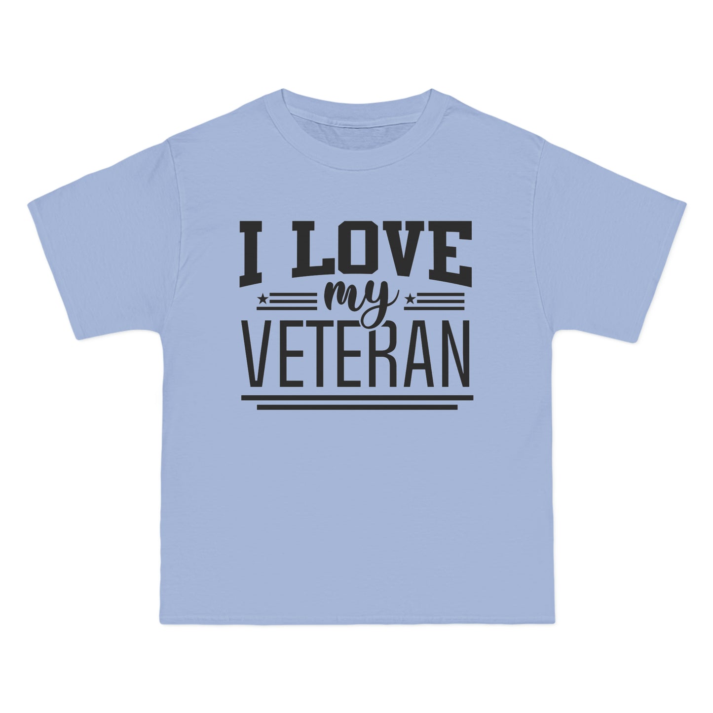 Beefy-T® Short-Sleeve T-Shirt - I love my veteran