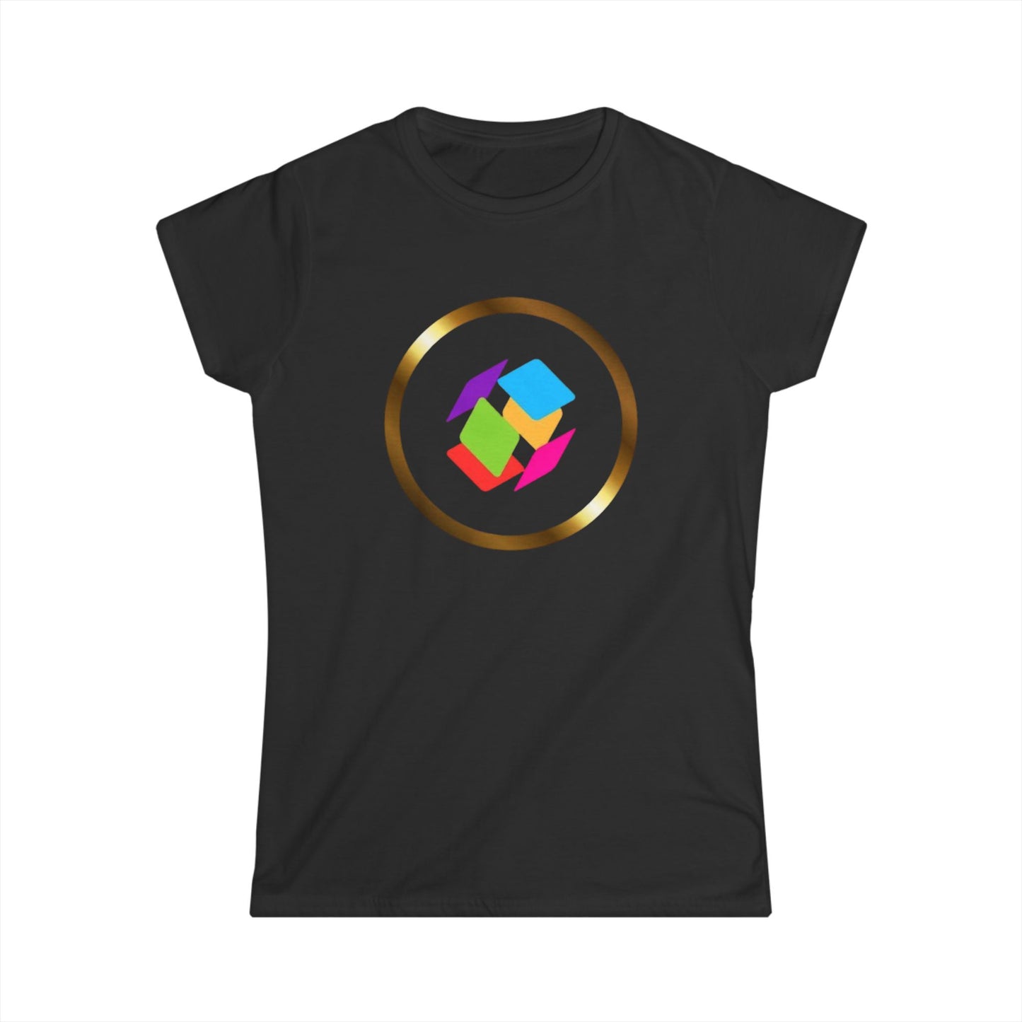 Stylish Women's Graphic Tee - Bella Luna Designs, Casual Wear, Gift Idea, Art Lover's Top, Comfortable Everyday T-Shirt