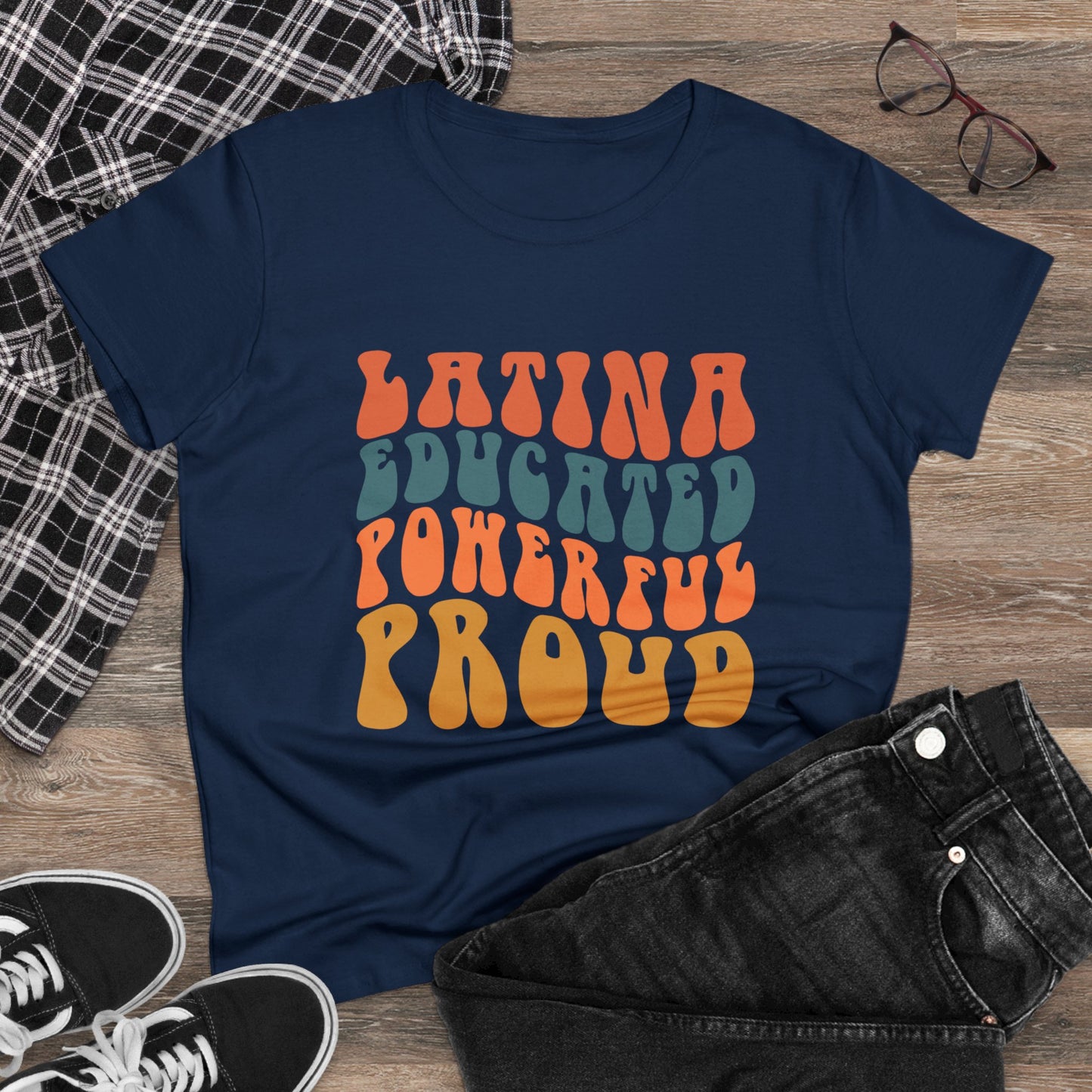 Women's Midweight Cotton Tee - Latina Pride