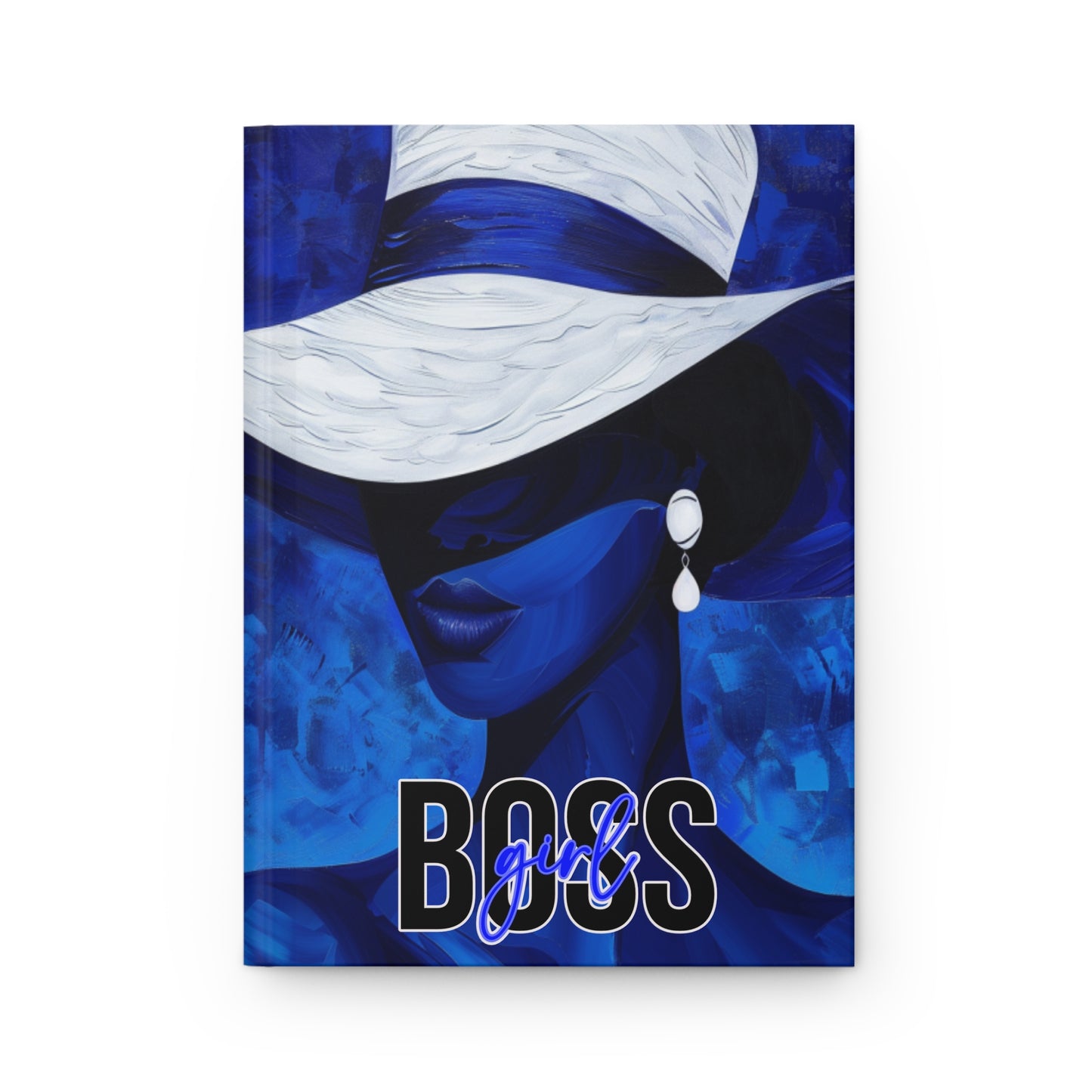 Hardcover Journal Matte - Blue Boss Girl