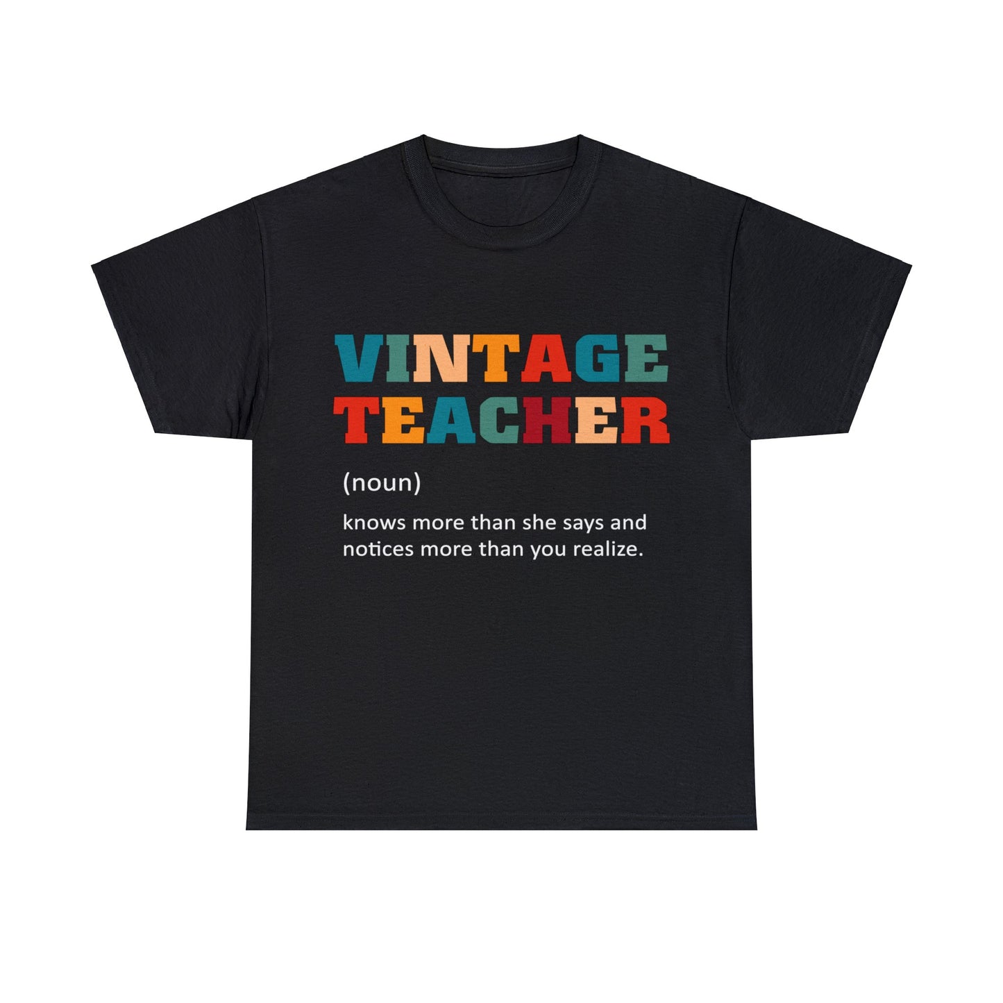 Unisex Heavy Cotton Tee - Vintage Teacher