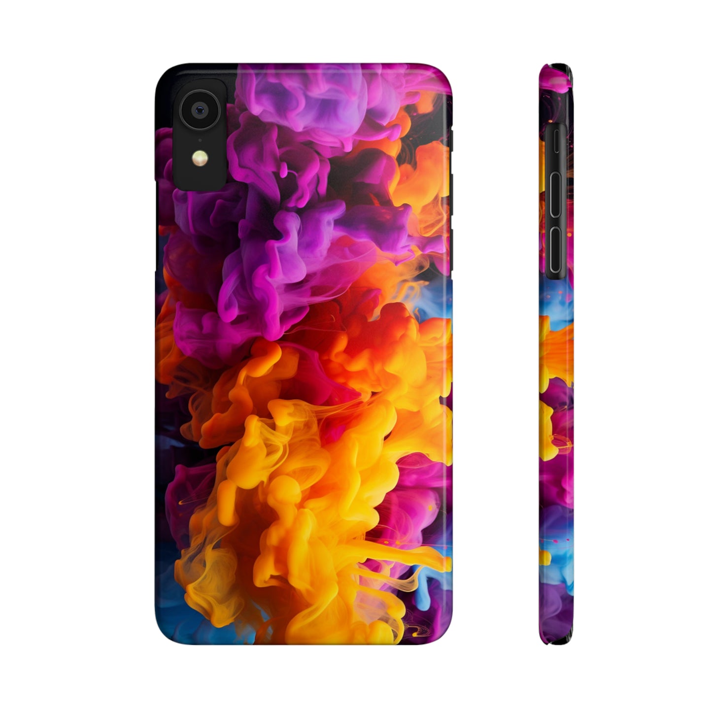 Slim Phone Cases - Colorful Smoke