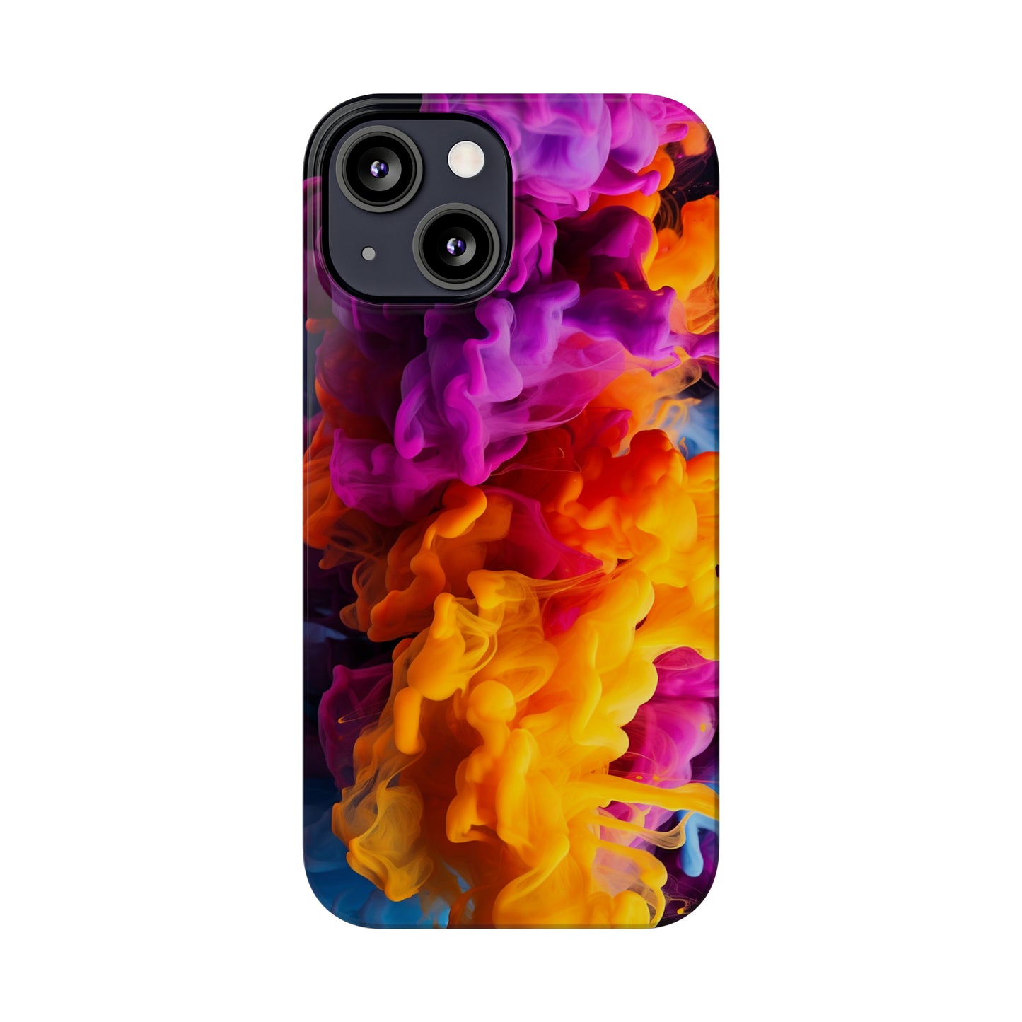 Slim Phone Cases - Colorful Smoke