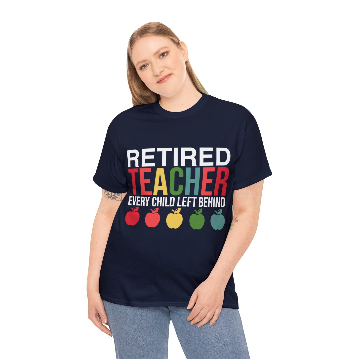 Unisex Heavy Cotton Tee - Retired Teacher