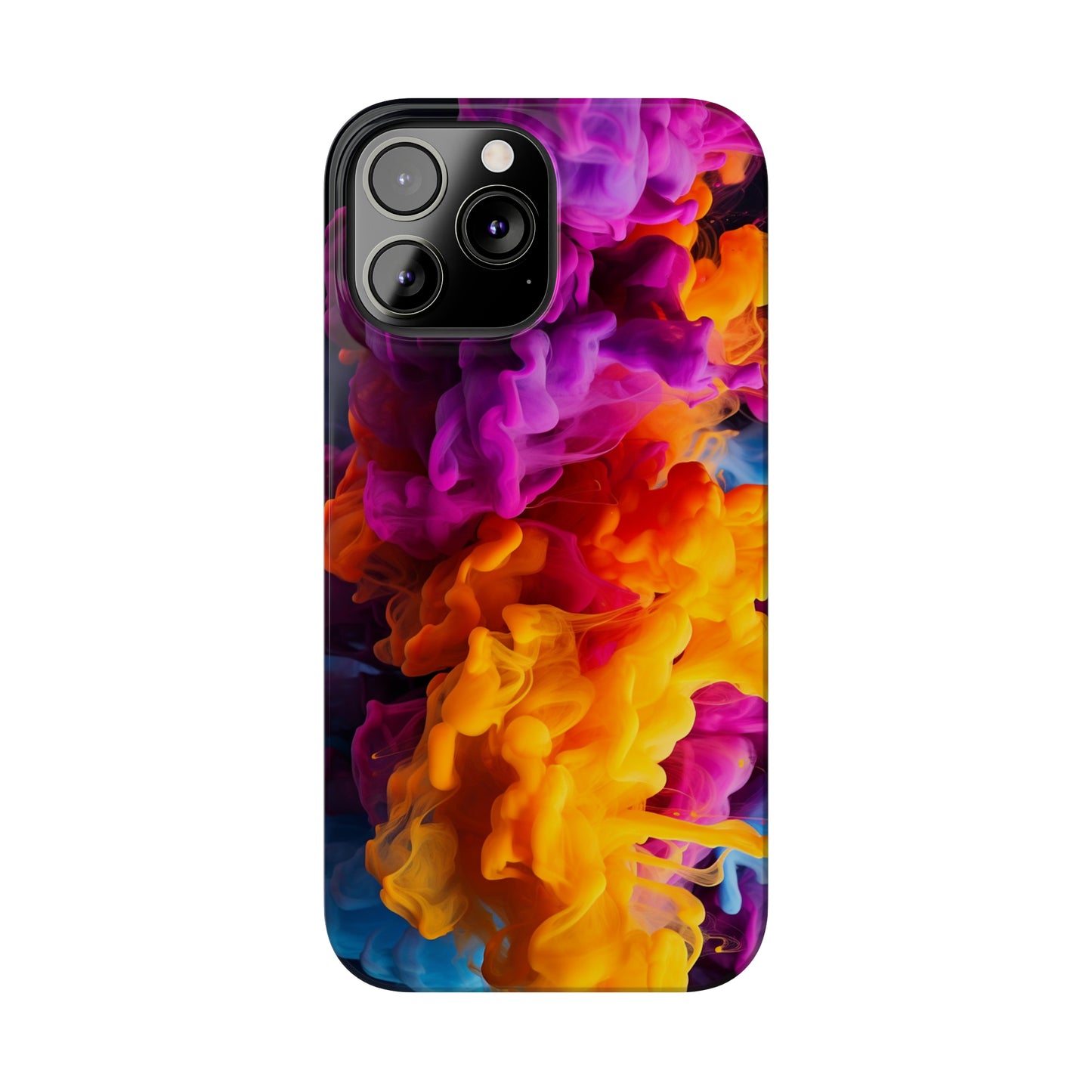 Slim Phone Cases - Colorful Smoke
