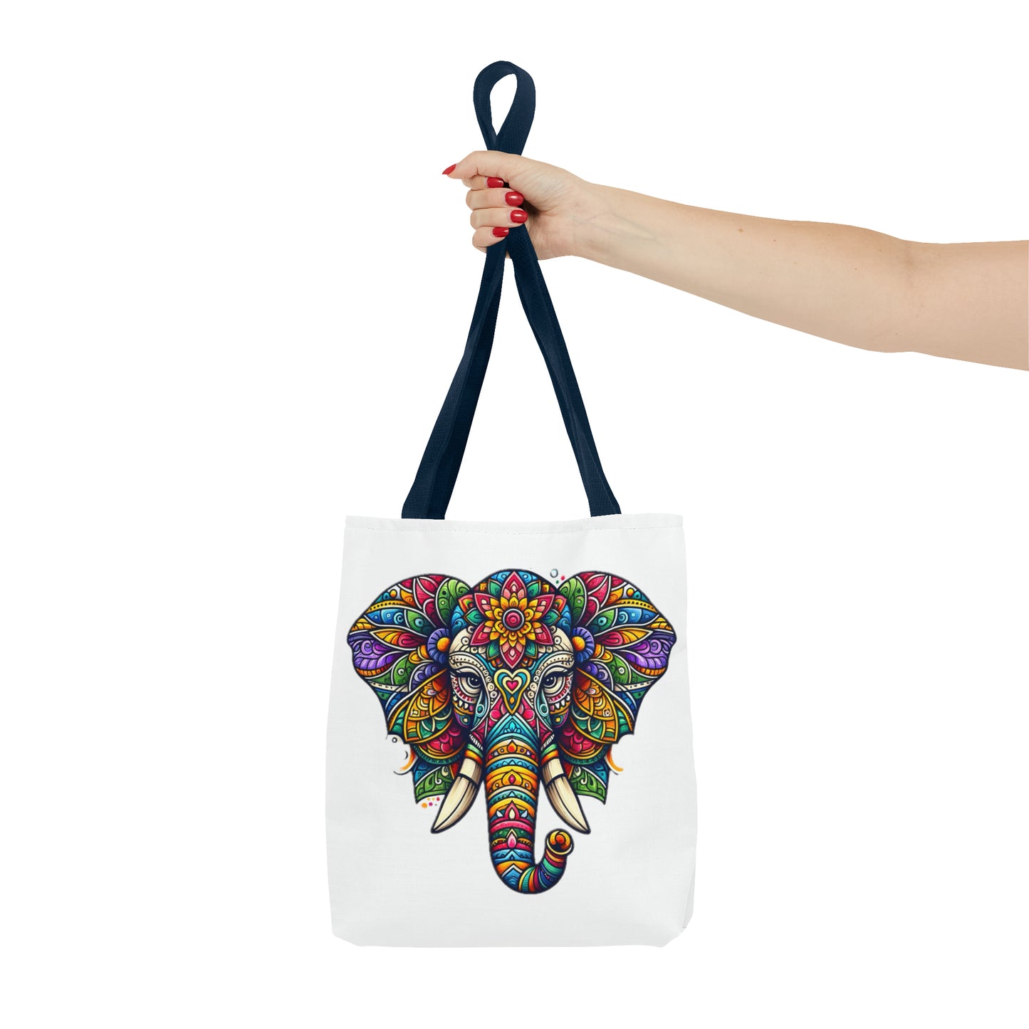 Tote Bag (AOP) - Elephant Mandala Design