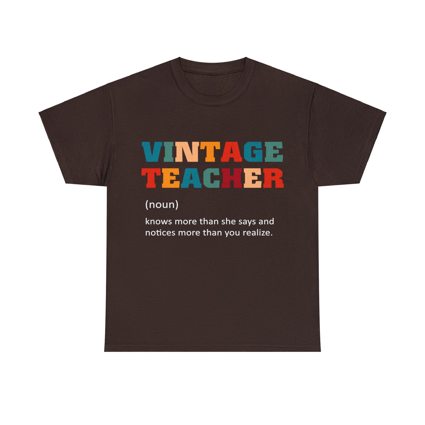 Unisex Heavy Cotton Tee - Vintage Teacher