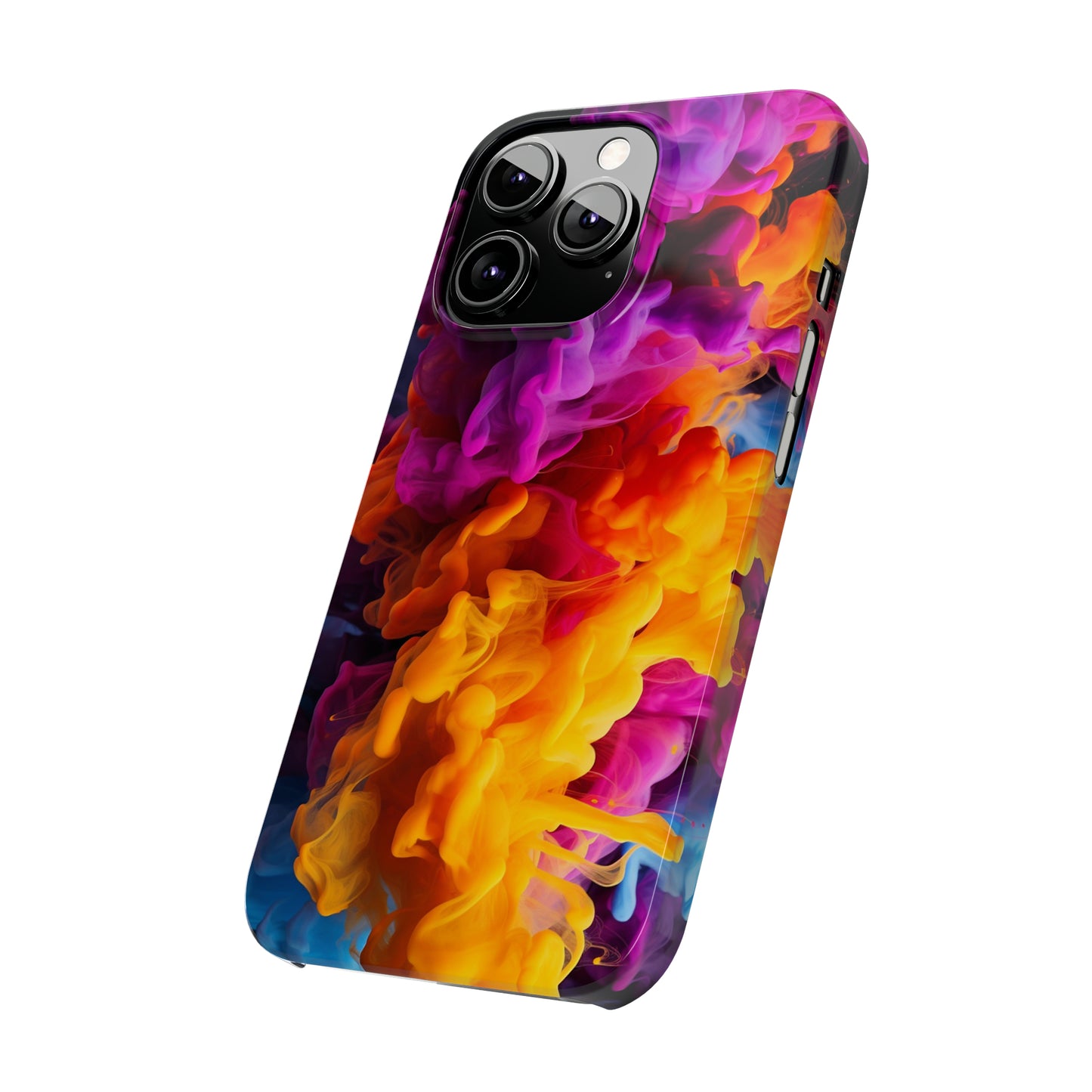Slim Phone Cases - Colorful Smoke