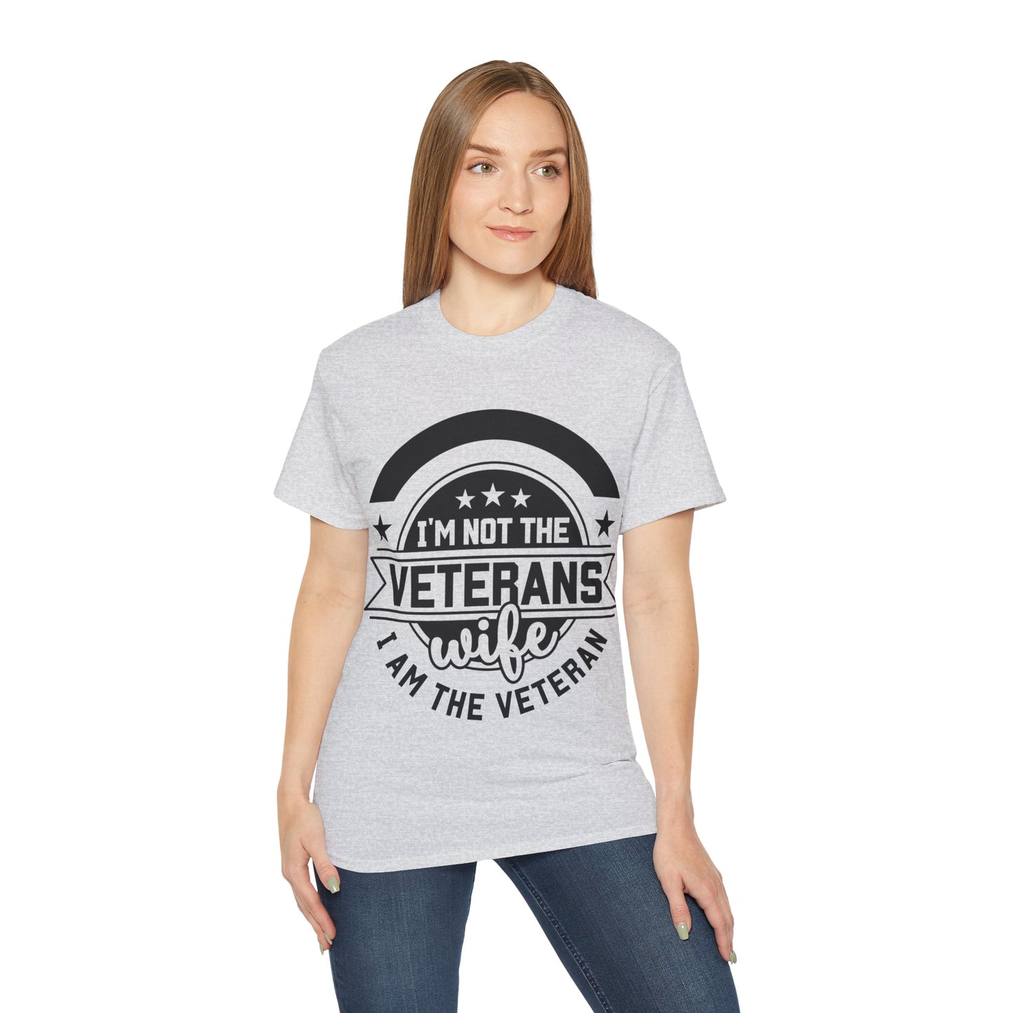 Unisex Ultra Cotton Tee- I am the Veteran