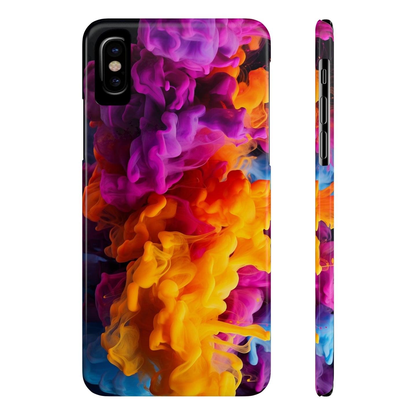 Slim Phone Cases - Colorful Smoke