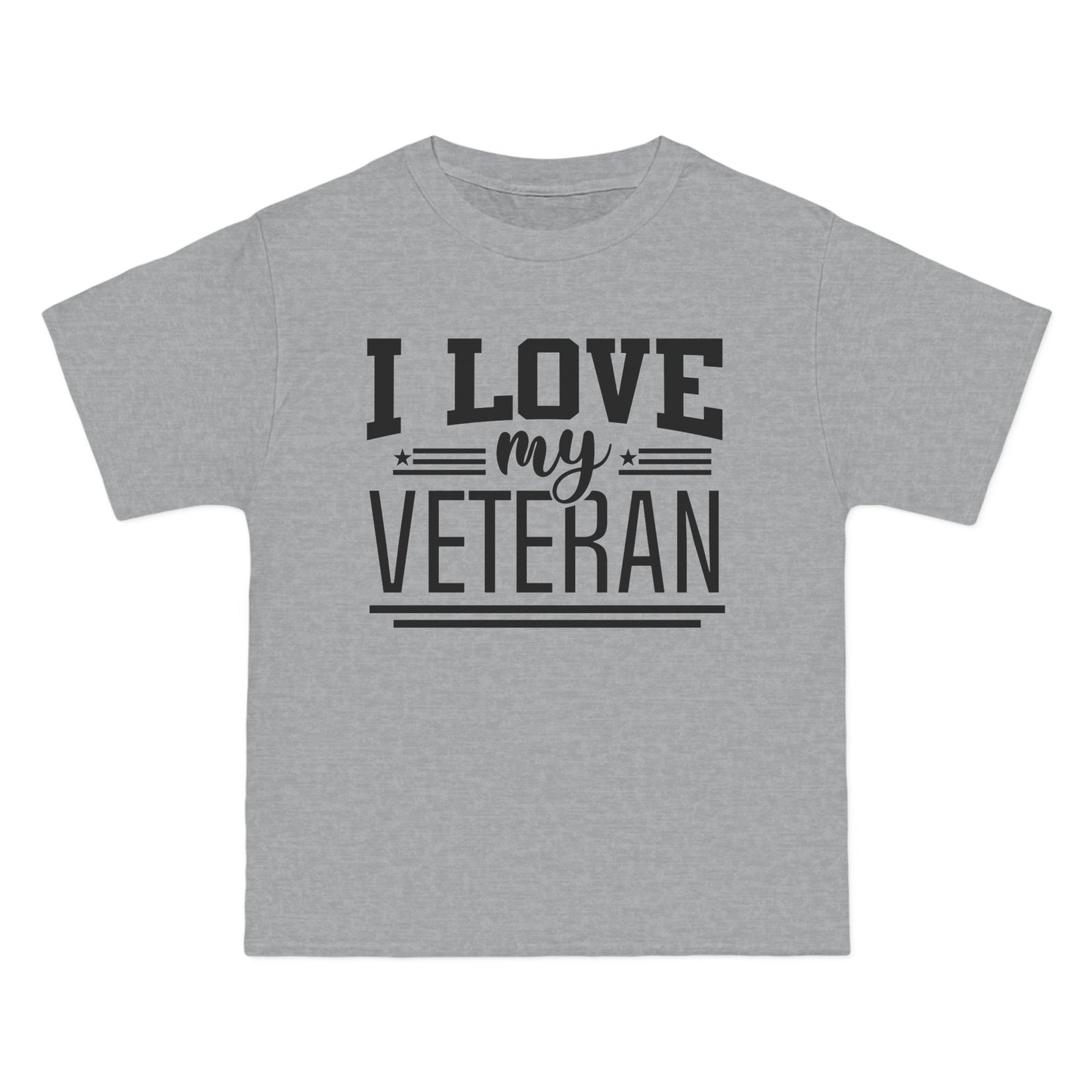 Beefy-T® Short-Sleeve T-Shirt - I love my veteran