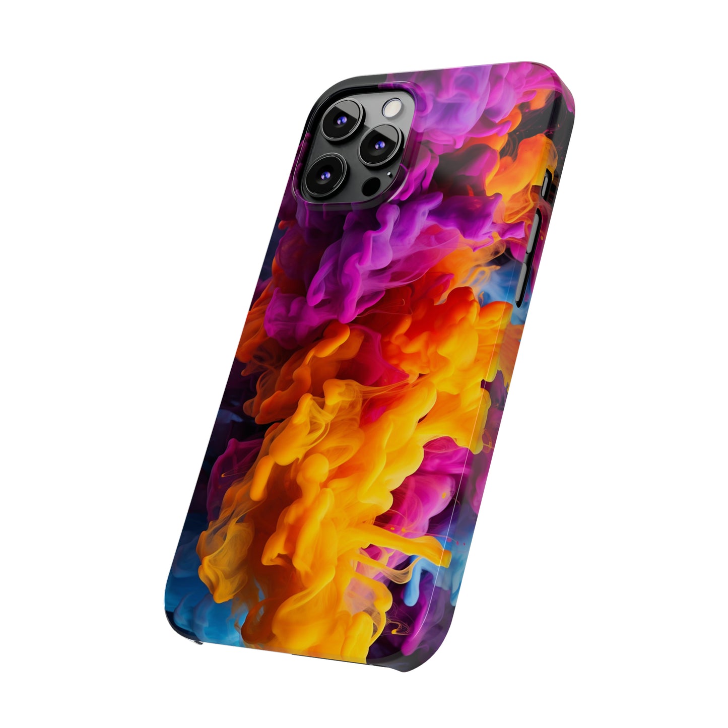 Slim Phone Cases - Colorful Smoke