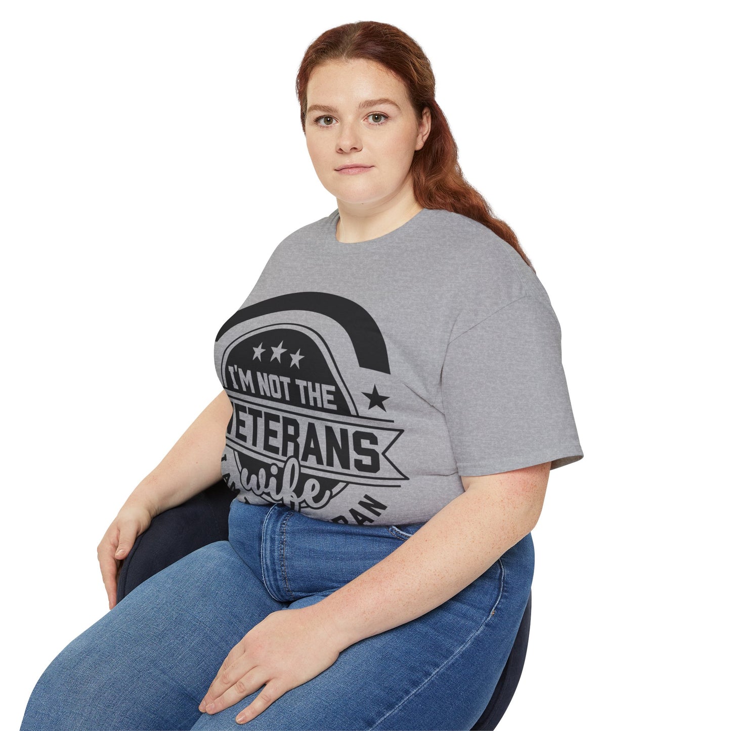 Unisex Ultra Cotton Tee- I am the Veteran