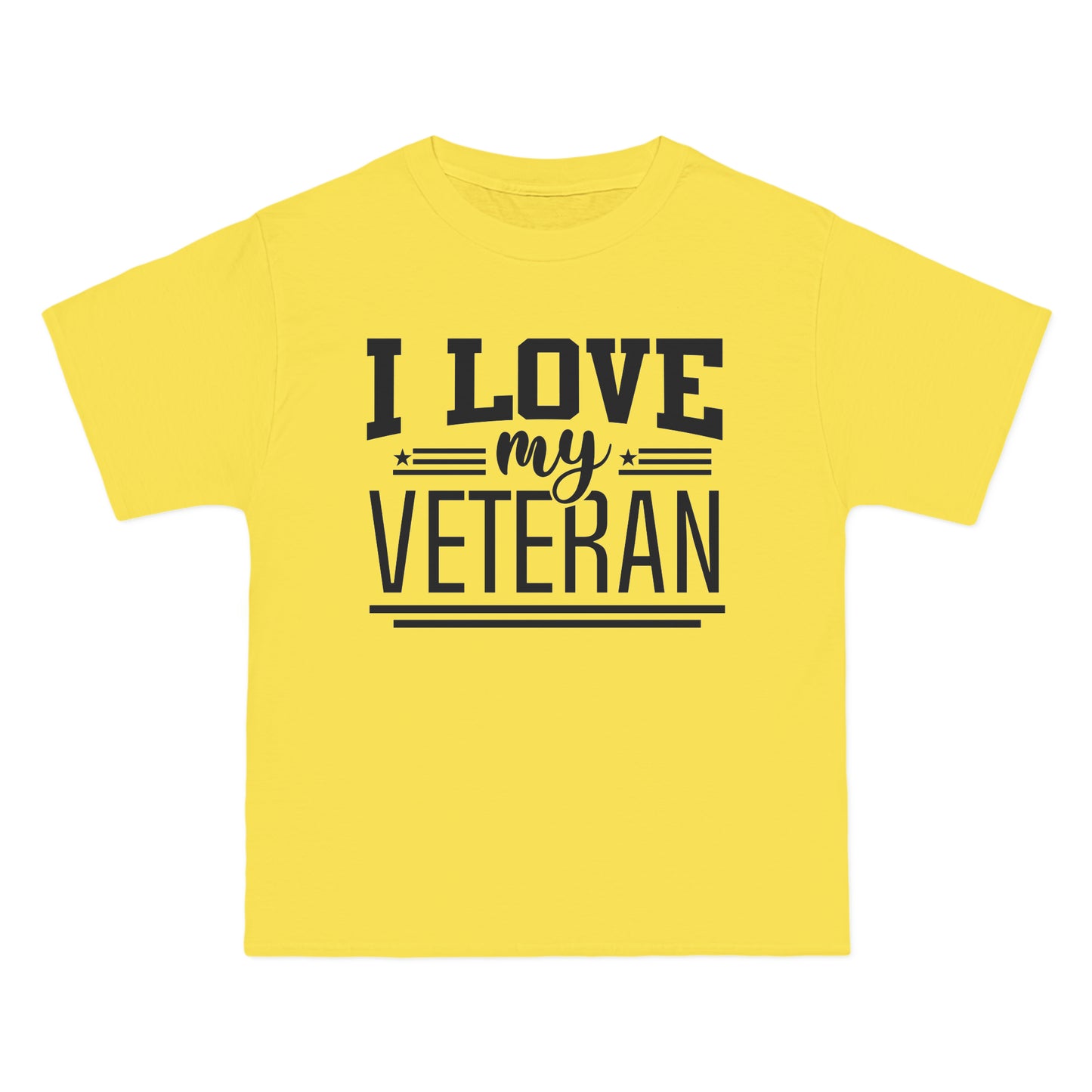 Beefy-T® Short-Sleeve T-Shirt - I love my veteran