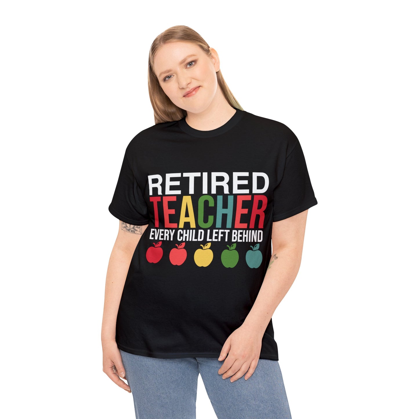 Unisex Heavy Cotton Tee - Retired Teacher