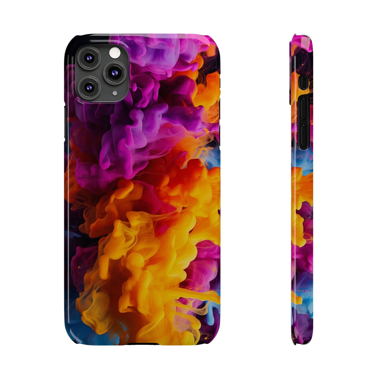 Slim Phone Cases - Colorful Smoke