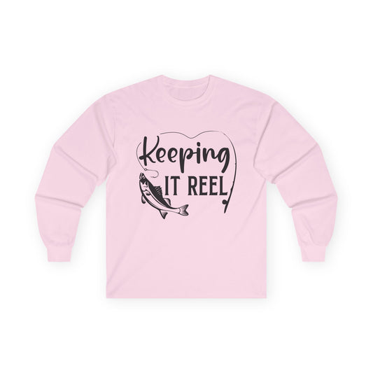 Fishing Enthusiast Long Sleeve Tee - Keeping It Reel